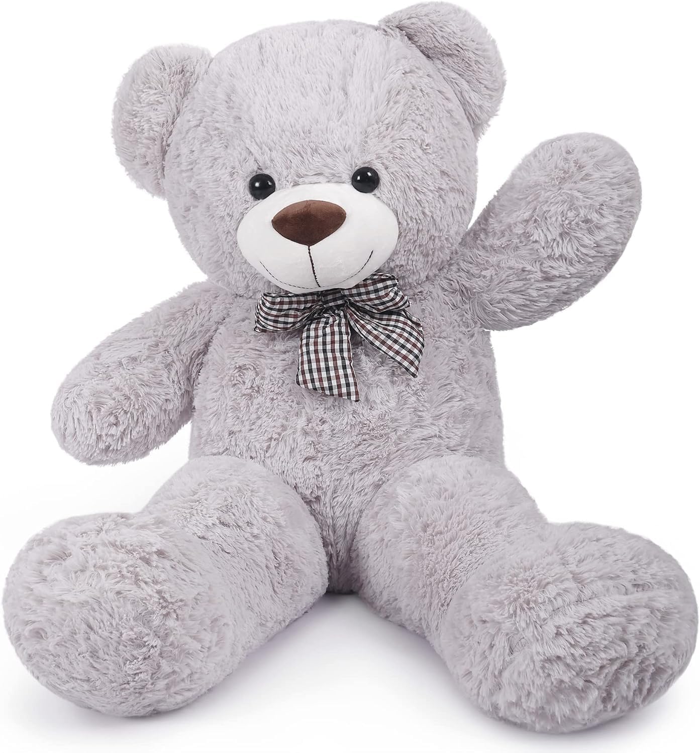 Yeqivo Giant Grey Teddy Bear Plush Toy 120cm