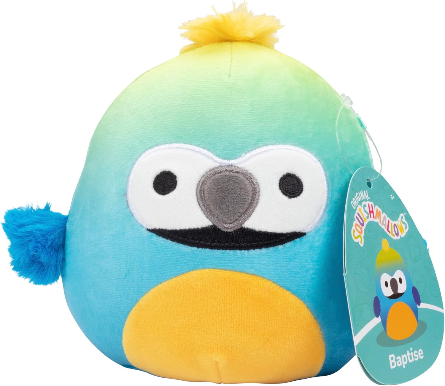 Squishmallows 5-Inch Baptise The Macaw Plush Toy