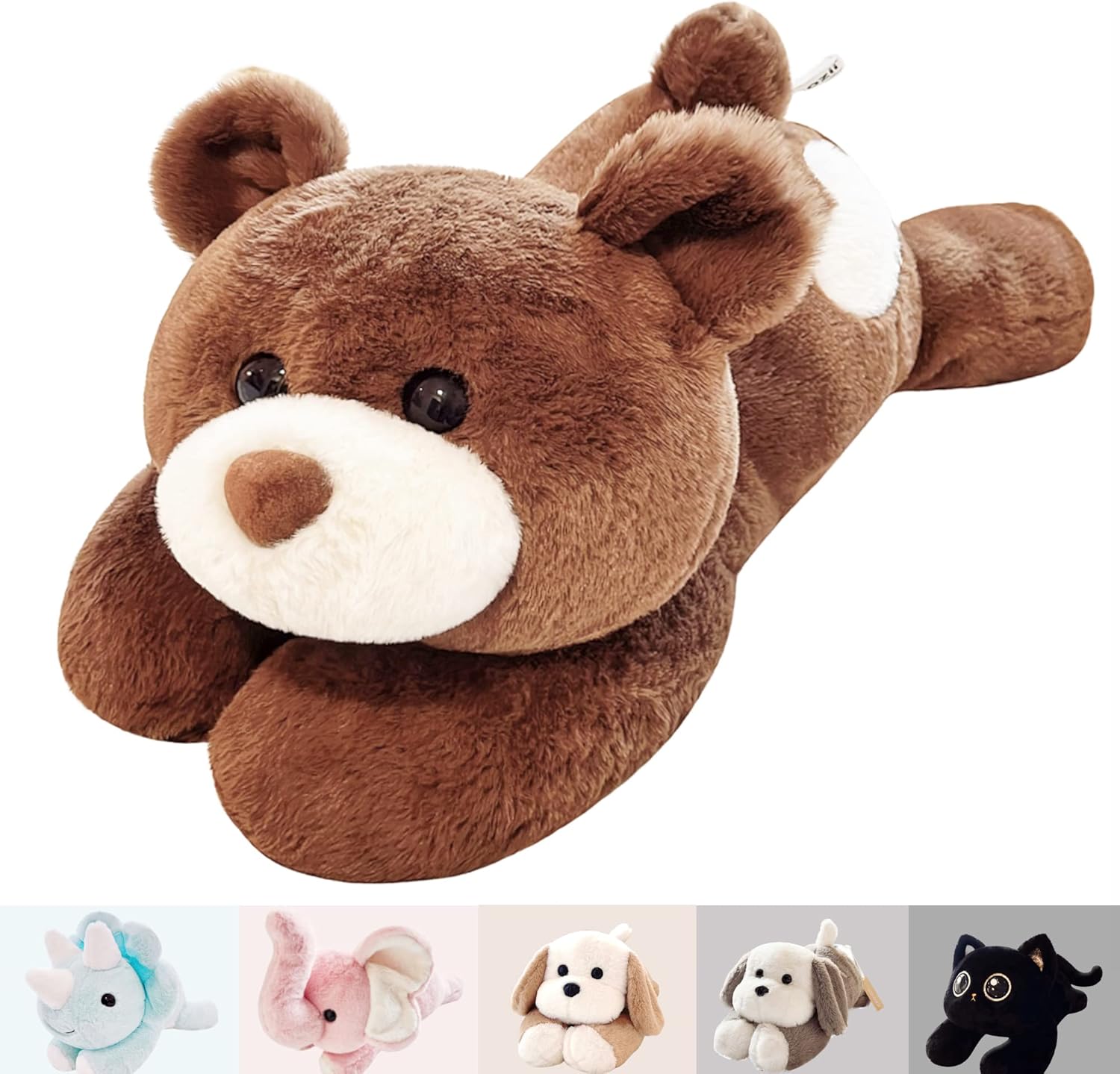 uoozii 20 Brown Bear Weighted Plush