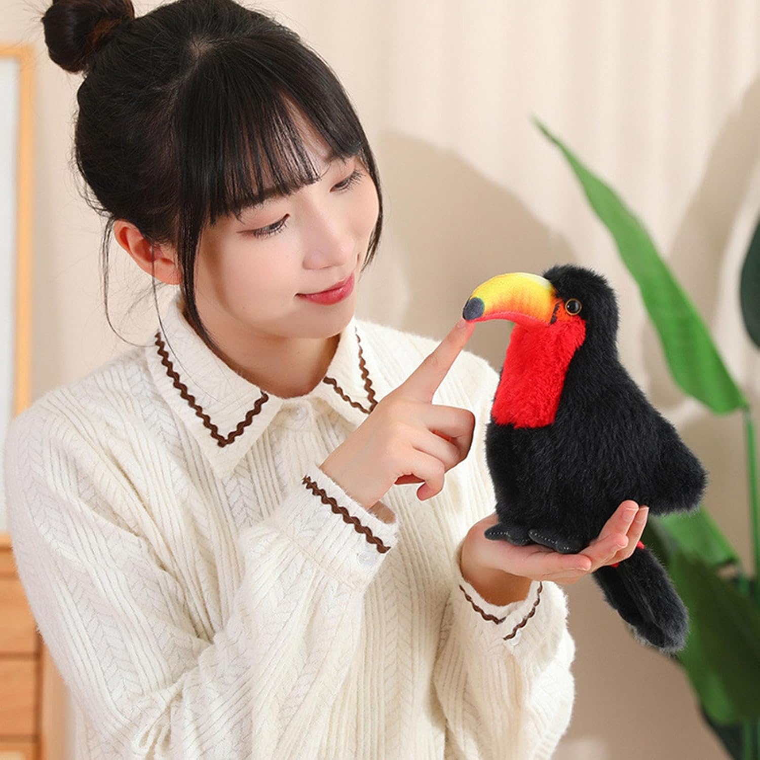 Roadoor Toucan Stuffed Animal 8 - 12 Red for Kids