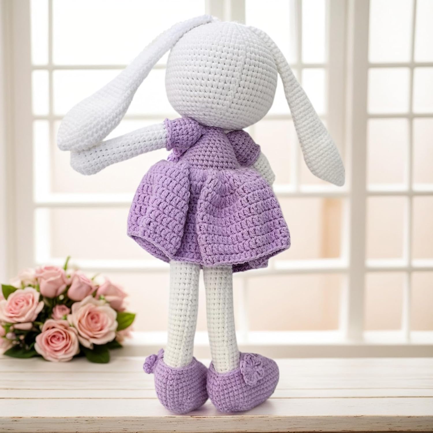 Bunny Rabbit Stuffed Animal Plushie Doll for Toddlers Girl