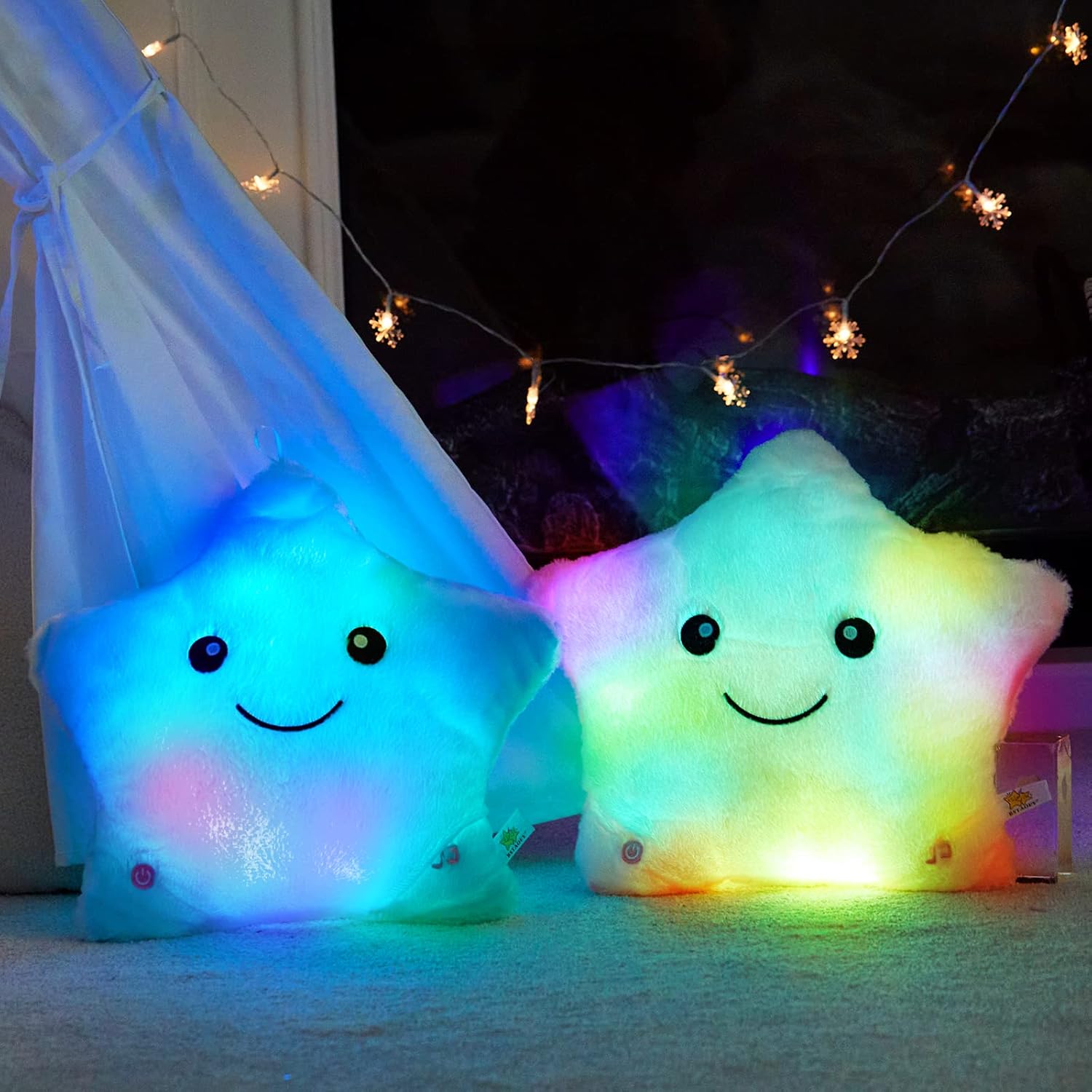 BSTAOFY 13 LED Musical Glow Star Stuffed Animal Toy