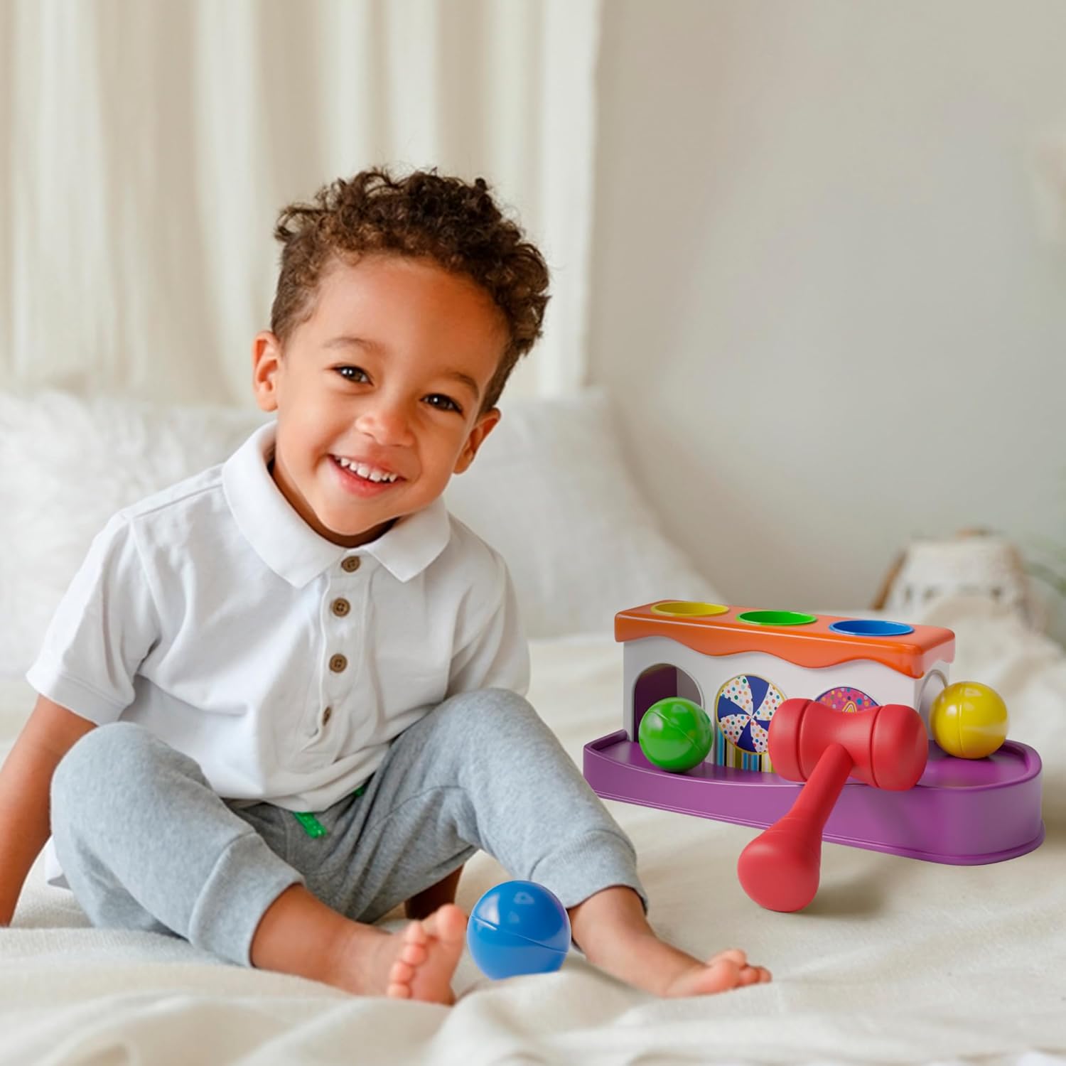 Lollipop Baby Hammer Toy Set for Toddlers 1