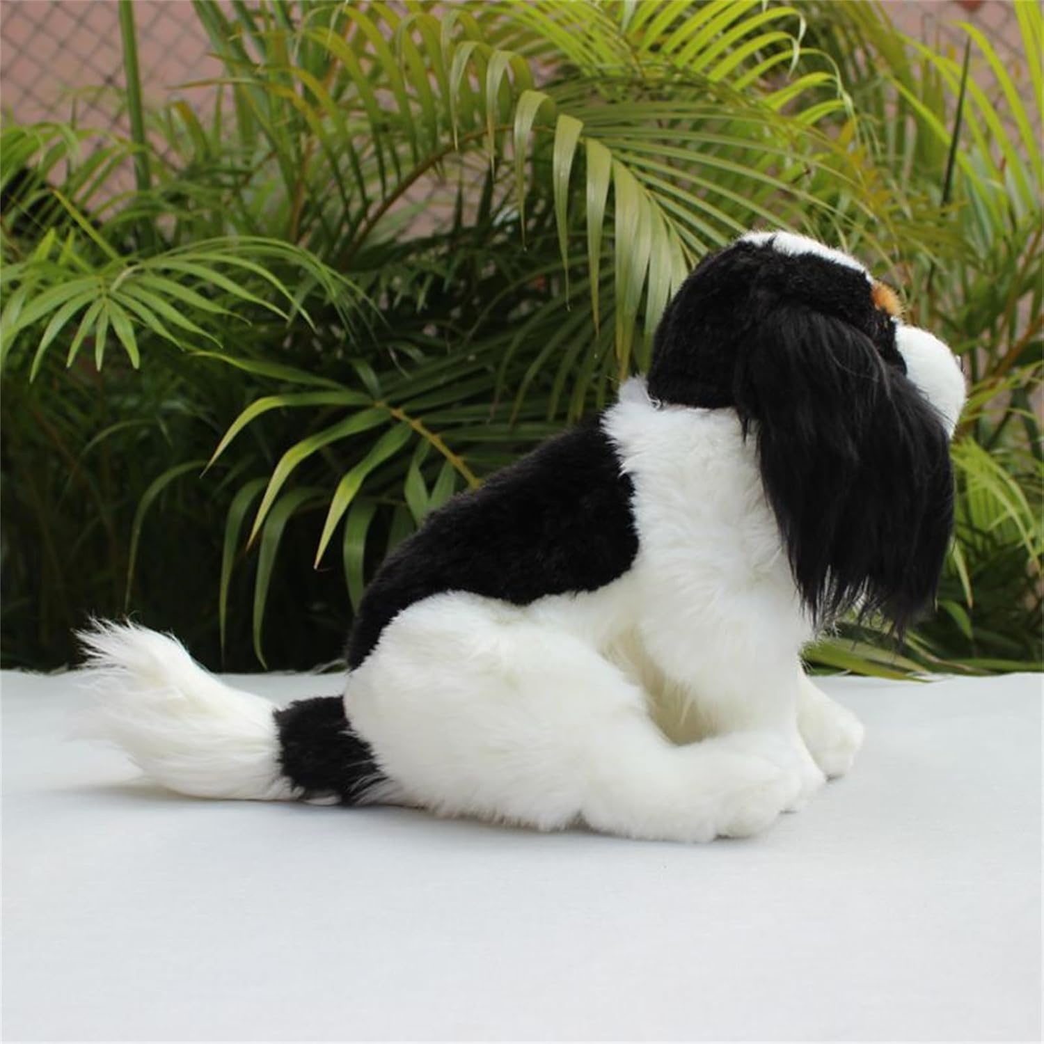 Whrigud Realistic King Charles Spaniel Plush Toy