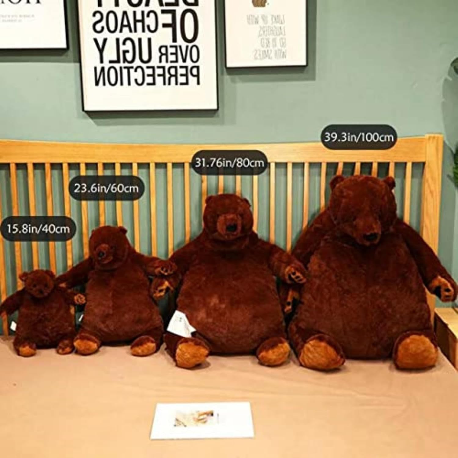 Djungelskog 315 Inch - Soft Giant Bear Plush Toy