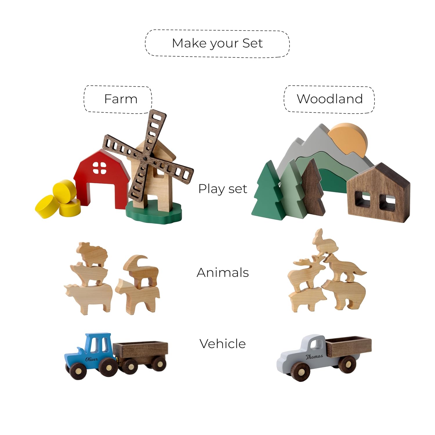 Personalized Wooden Car with Dinosaur Theme for Kids