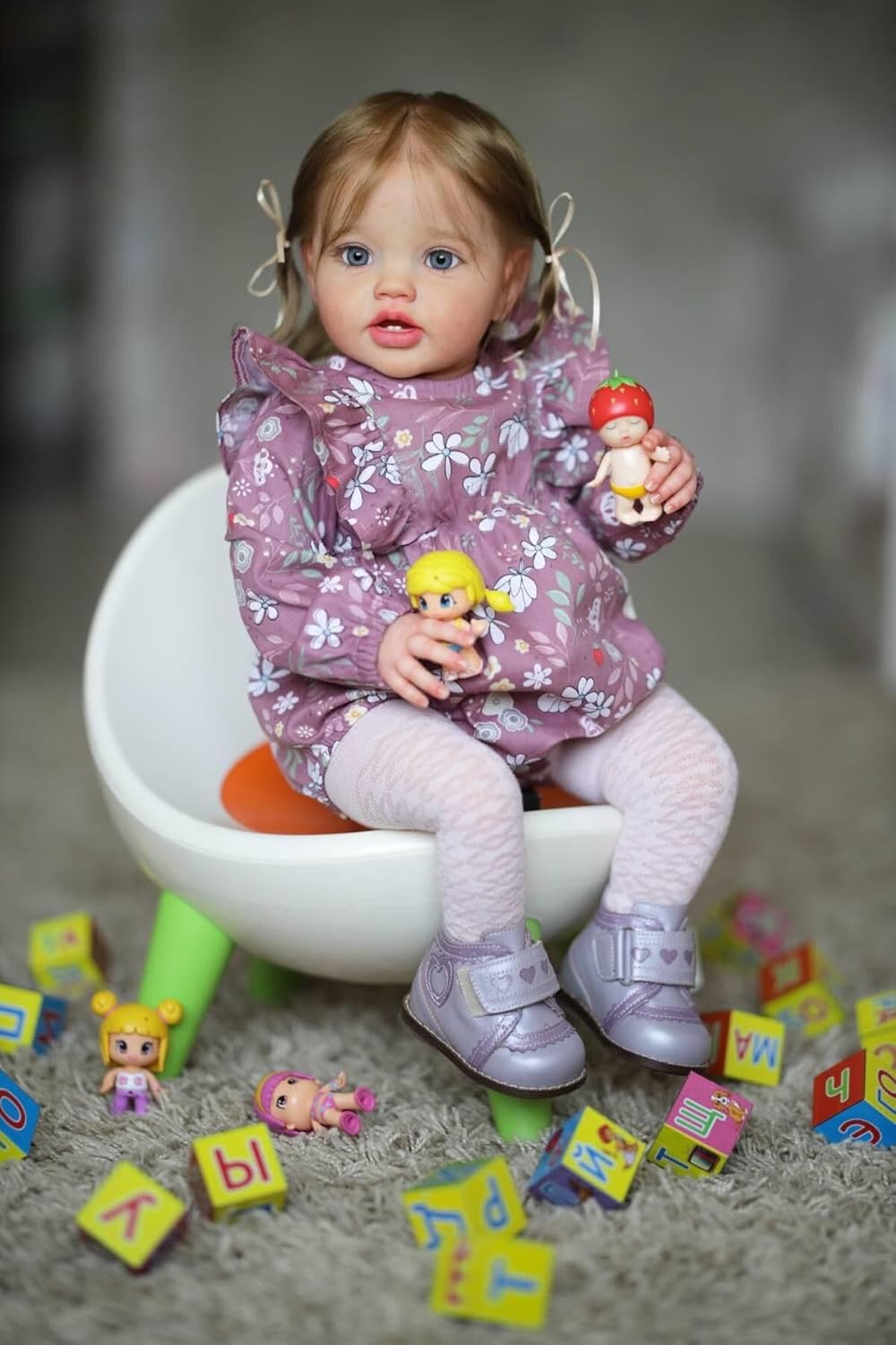 Angelbaby 24 Inch Lifelike Reborn Toddler Girl Doll
