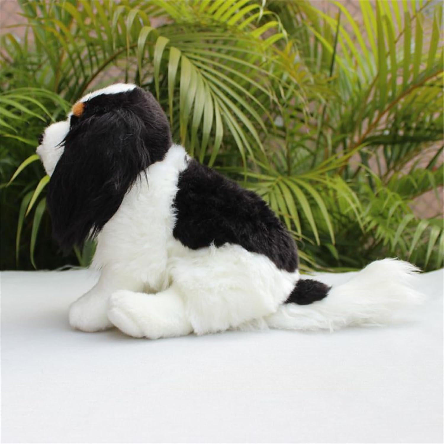 Whrigud Realistic King Charles Spaniel Plush Toy