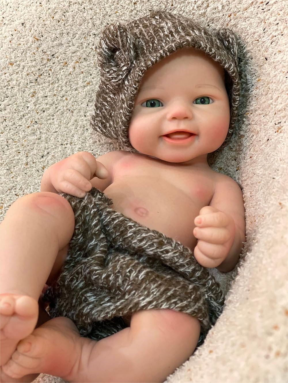 Abenduot 16 Inch Silicone Baby Doll with Weight
