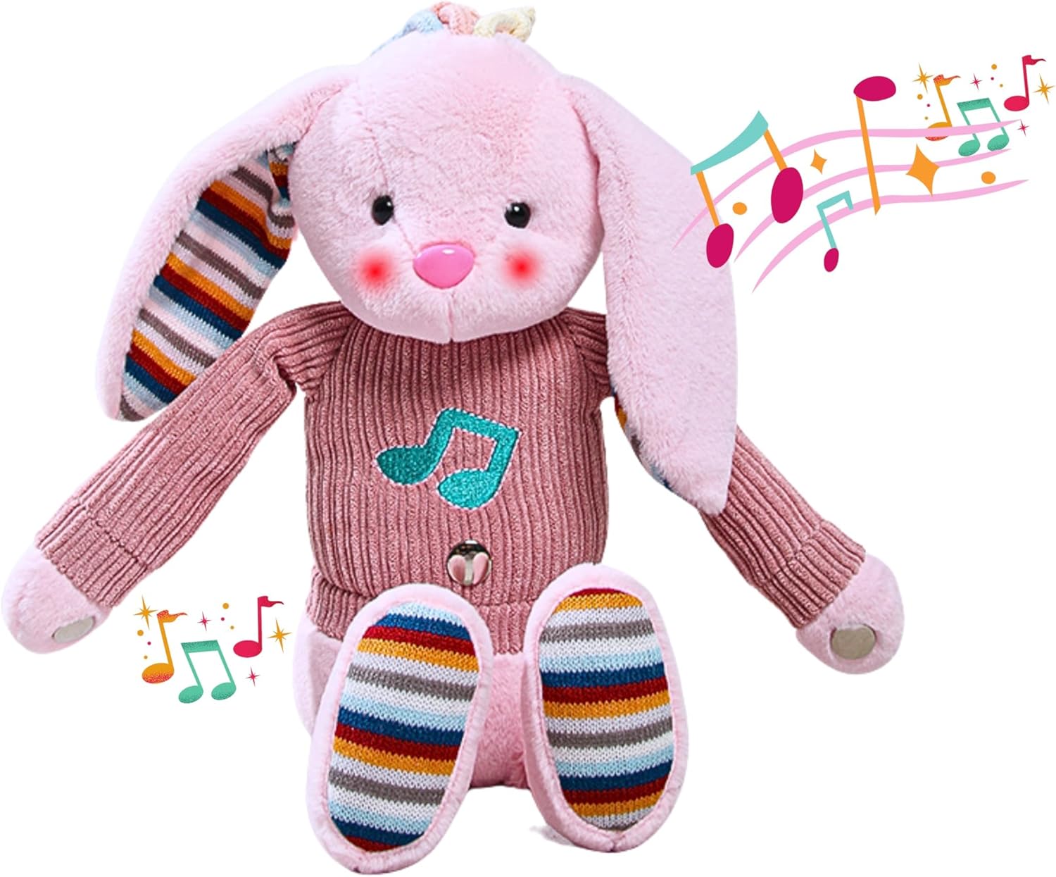 Lumio Musical Bunny Plush Toy with Lights Sounds 1