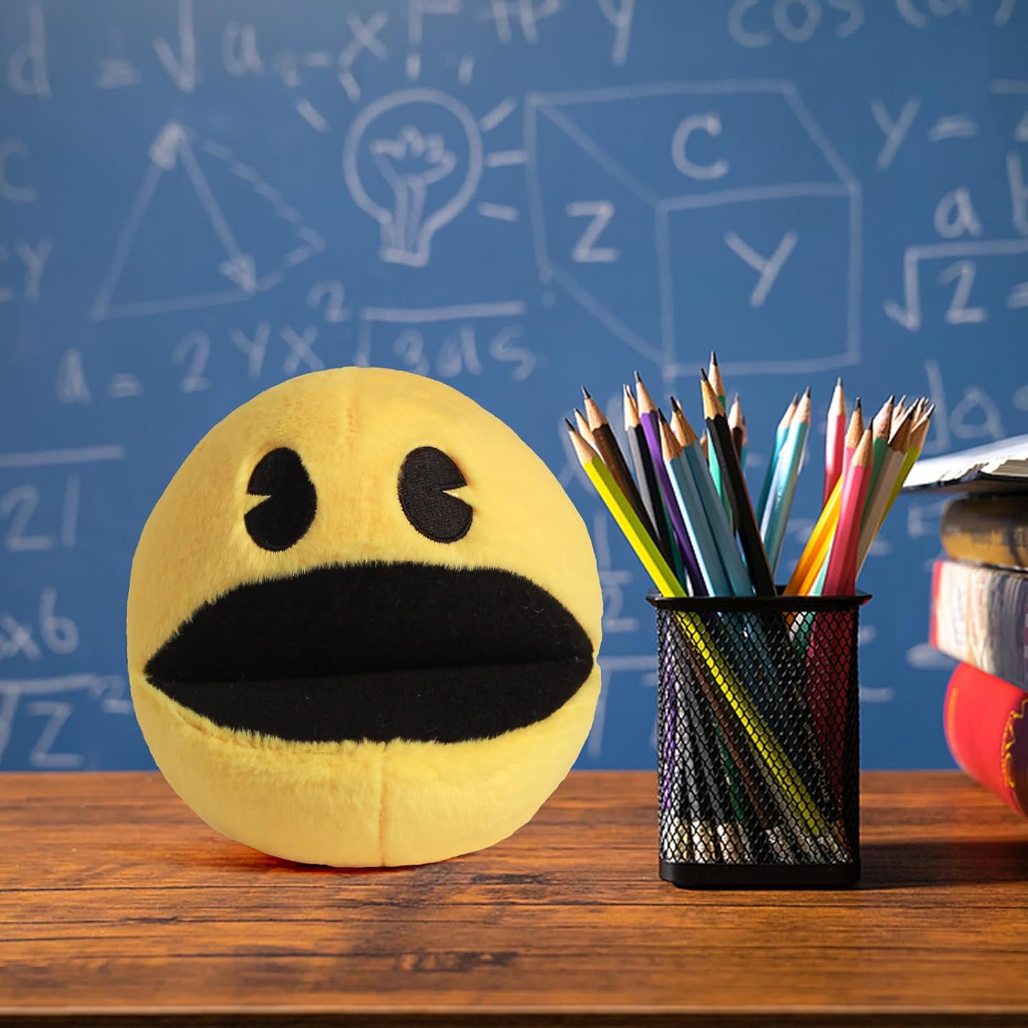 6 Inch Pac-Man Plush Toy Yellow Stuffed Animal