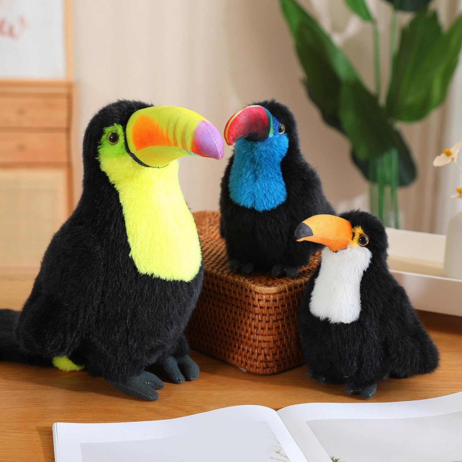 Roadoor Toucan Stuffed Animal 8 - 12 Red for Kids