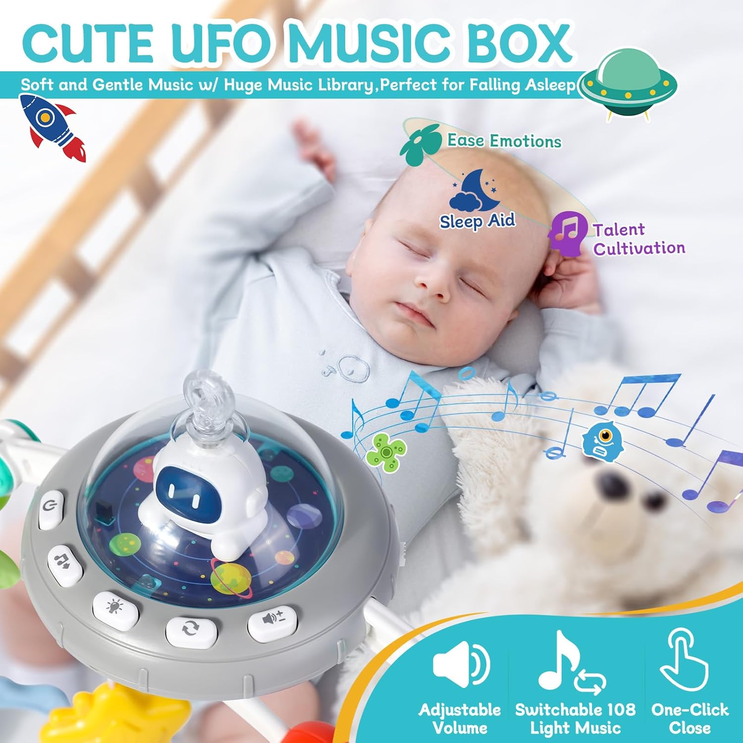 Orzbow Stroller Arch Toy with Musical Windmill