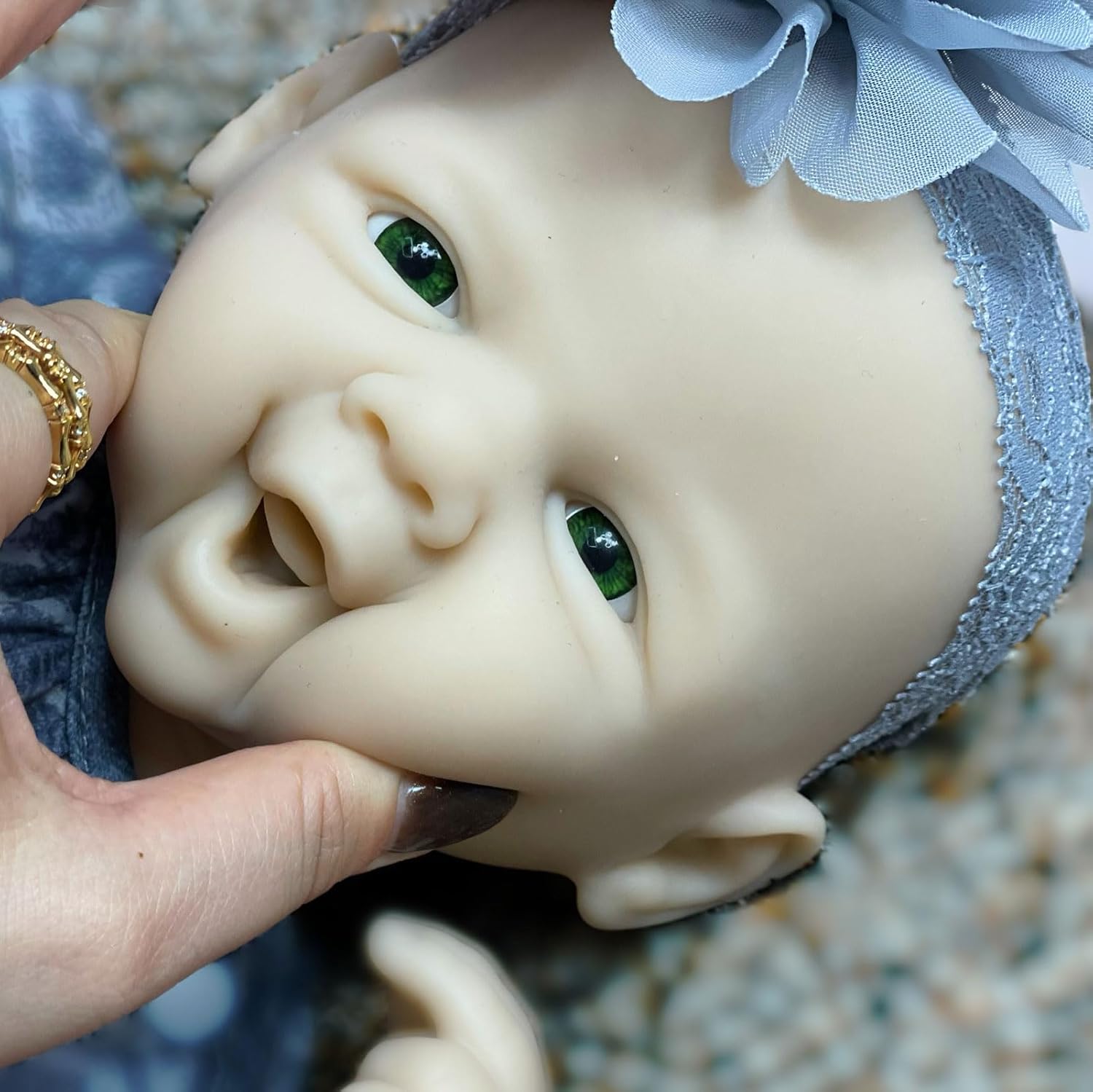 18 Inch Unpainted Reborn Silicone Baby Doll for Kids