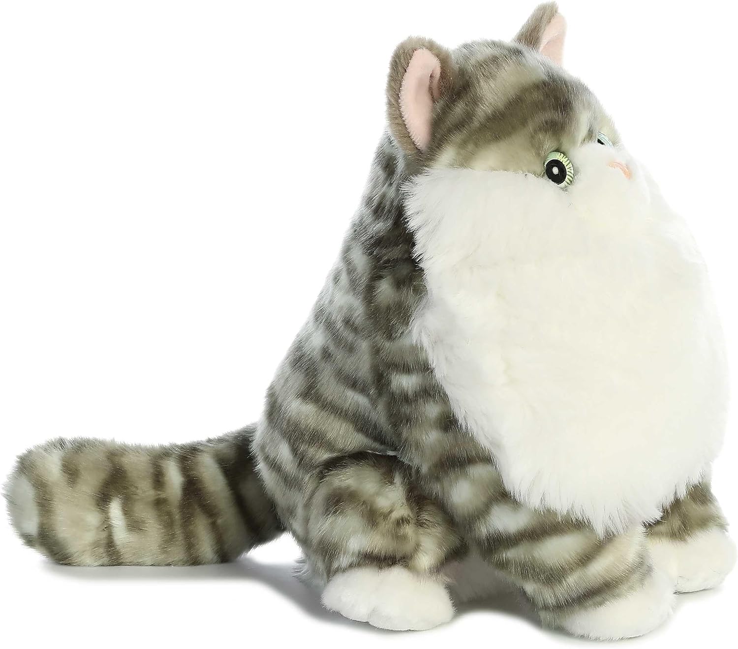 Aurora Gray Tabby Stuffed Animal 95 Inches