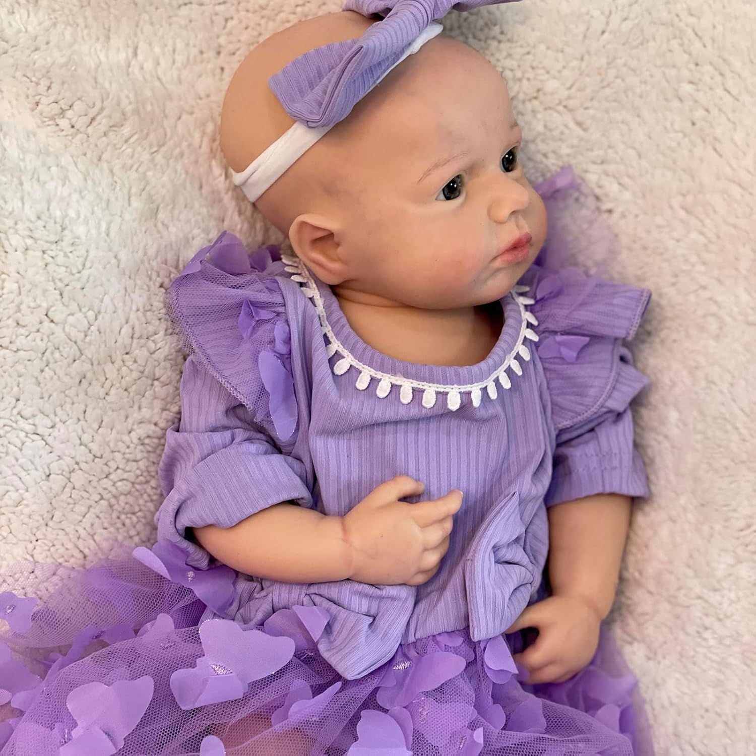 OtardDolls Realistic 18 Inch Silicone Baby Doll Set