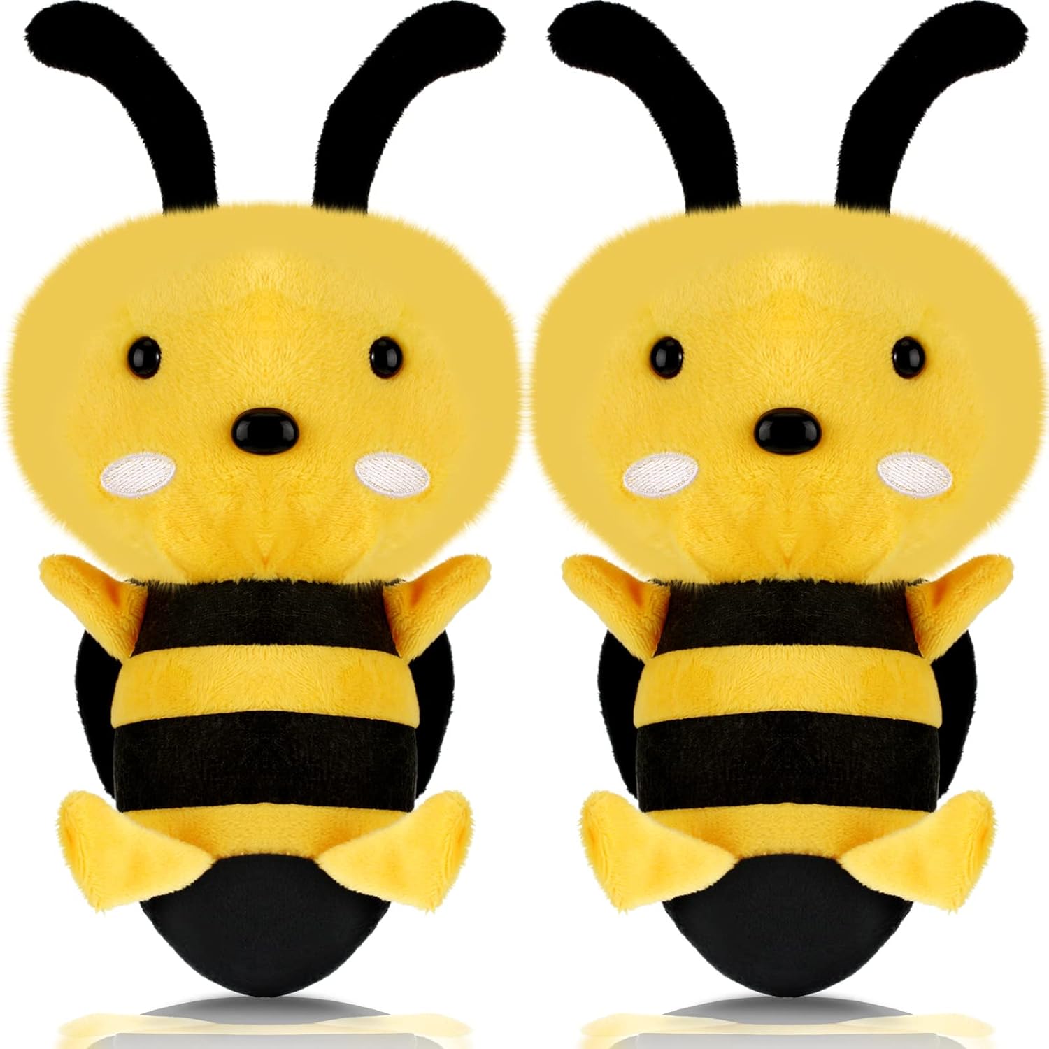Civaner 2 Pieces Honey Bee Plush Stuffed Animal