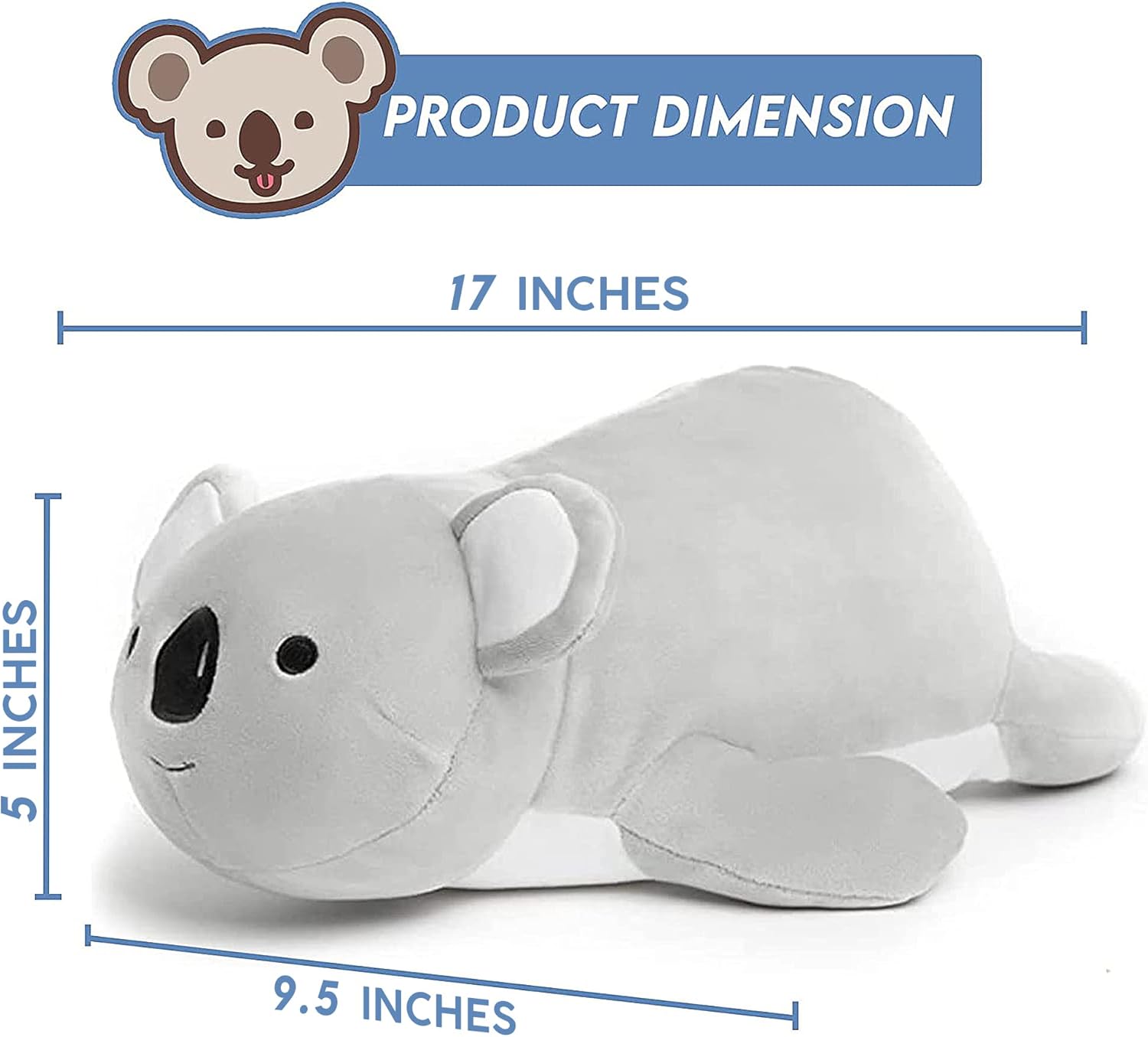 Cute Koala Bear Plush Pillow for Kids