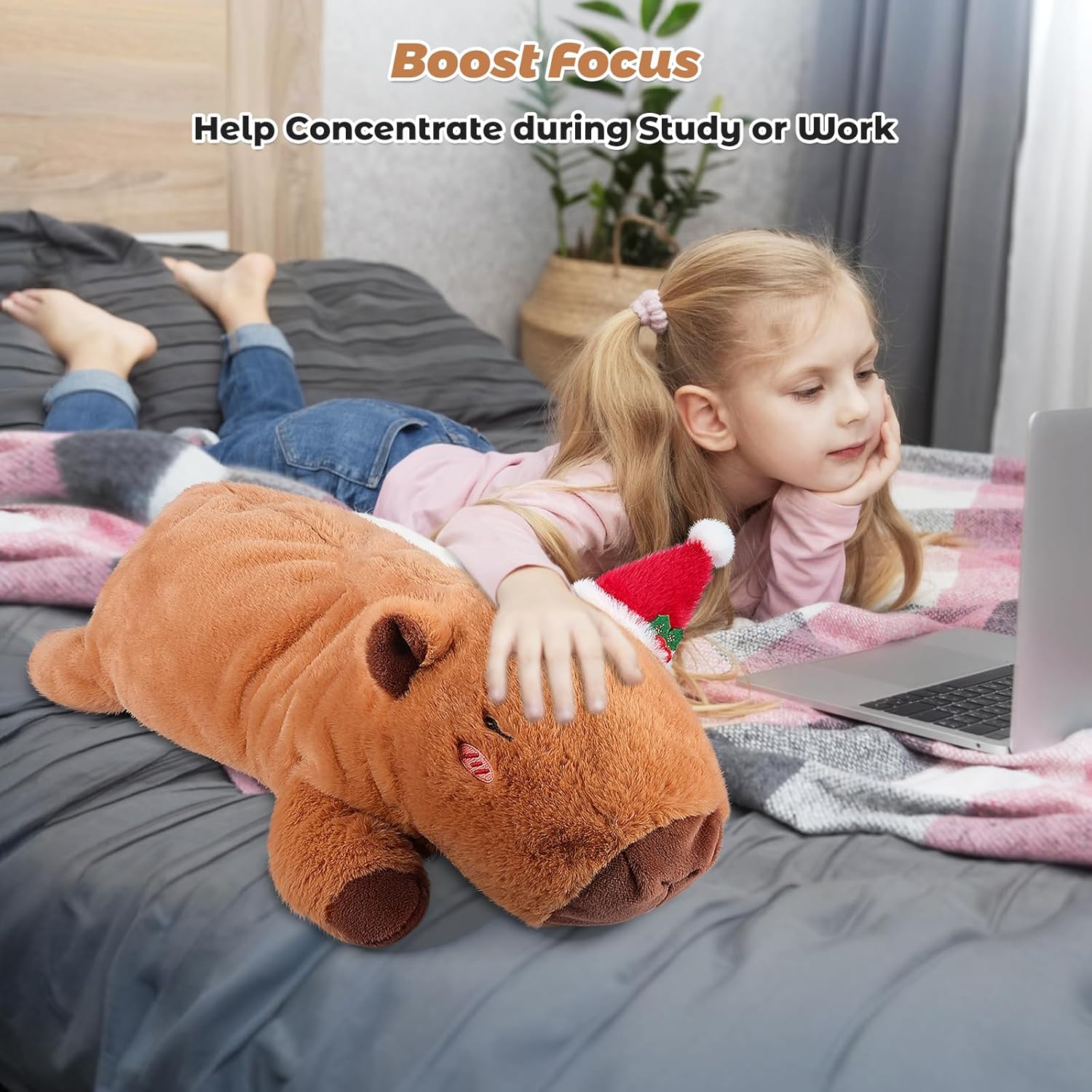 Bobbie Laxi 25 Capybara Weighted Plush Toy