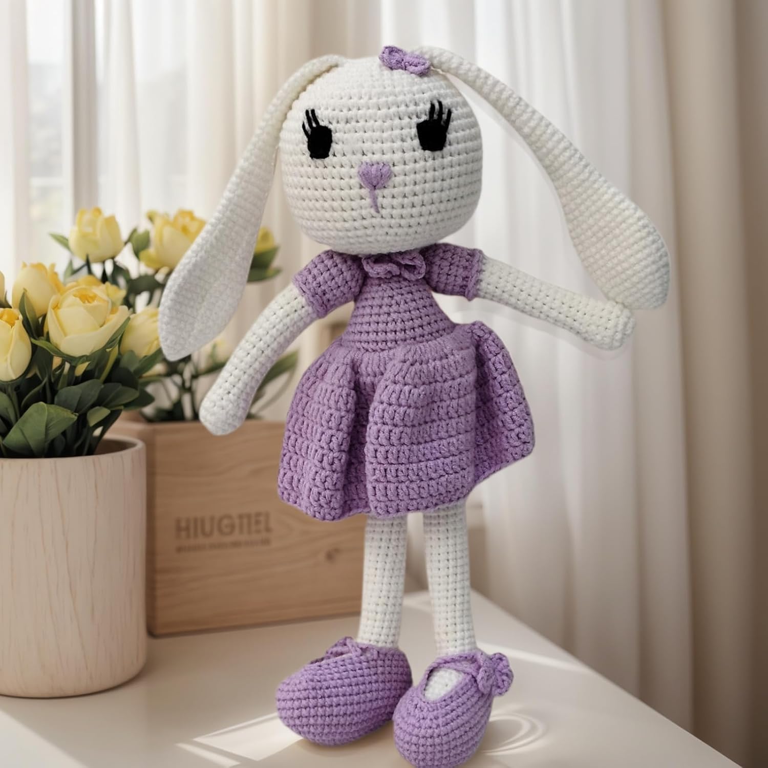 Bunny Rabbit Stuffed Animal Plushie Doll for Toddlers Girl