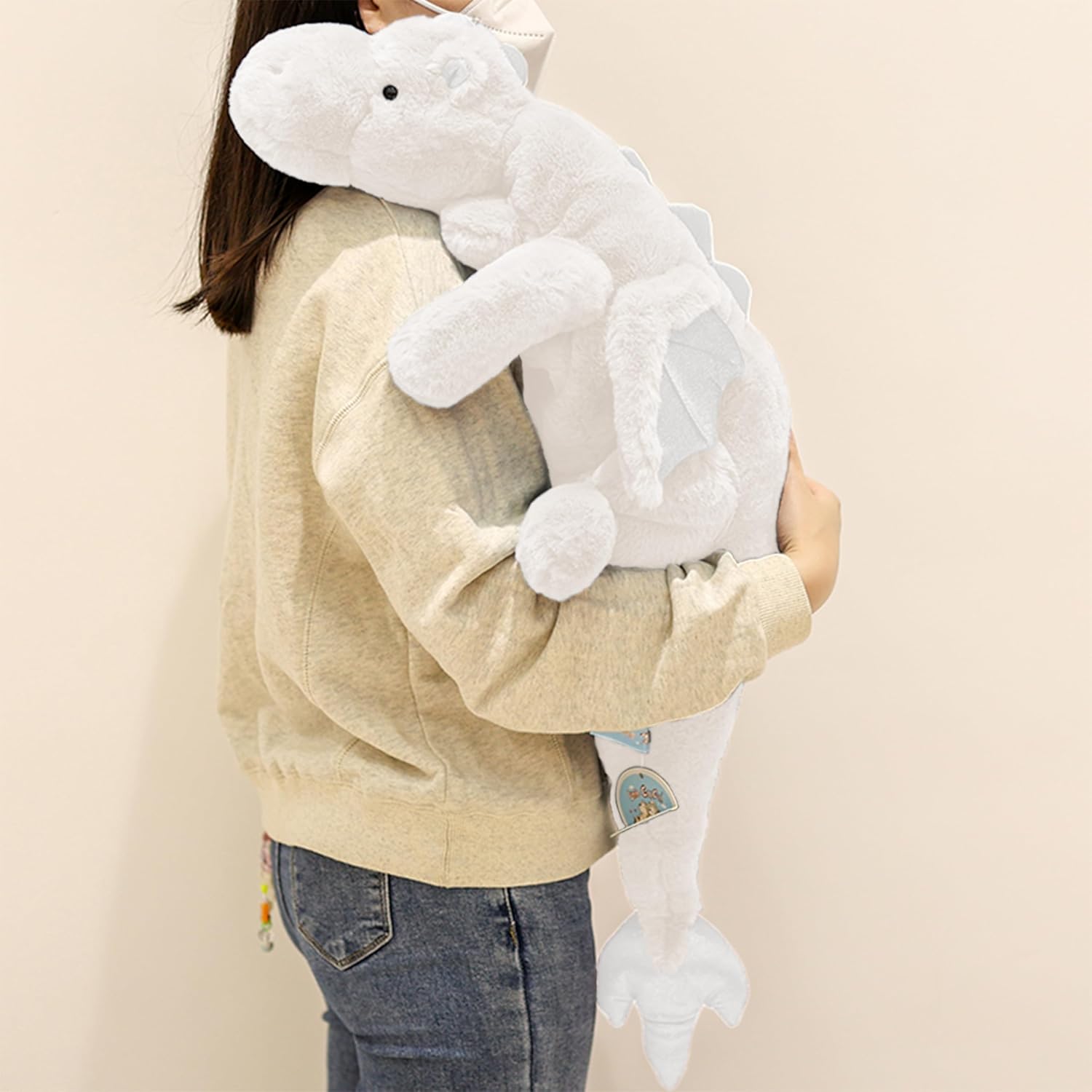 ARELUX 37in Dragon Plush Toy with Wings