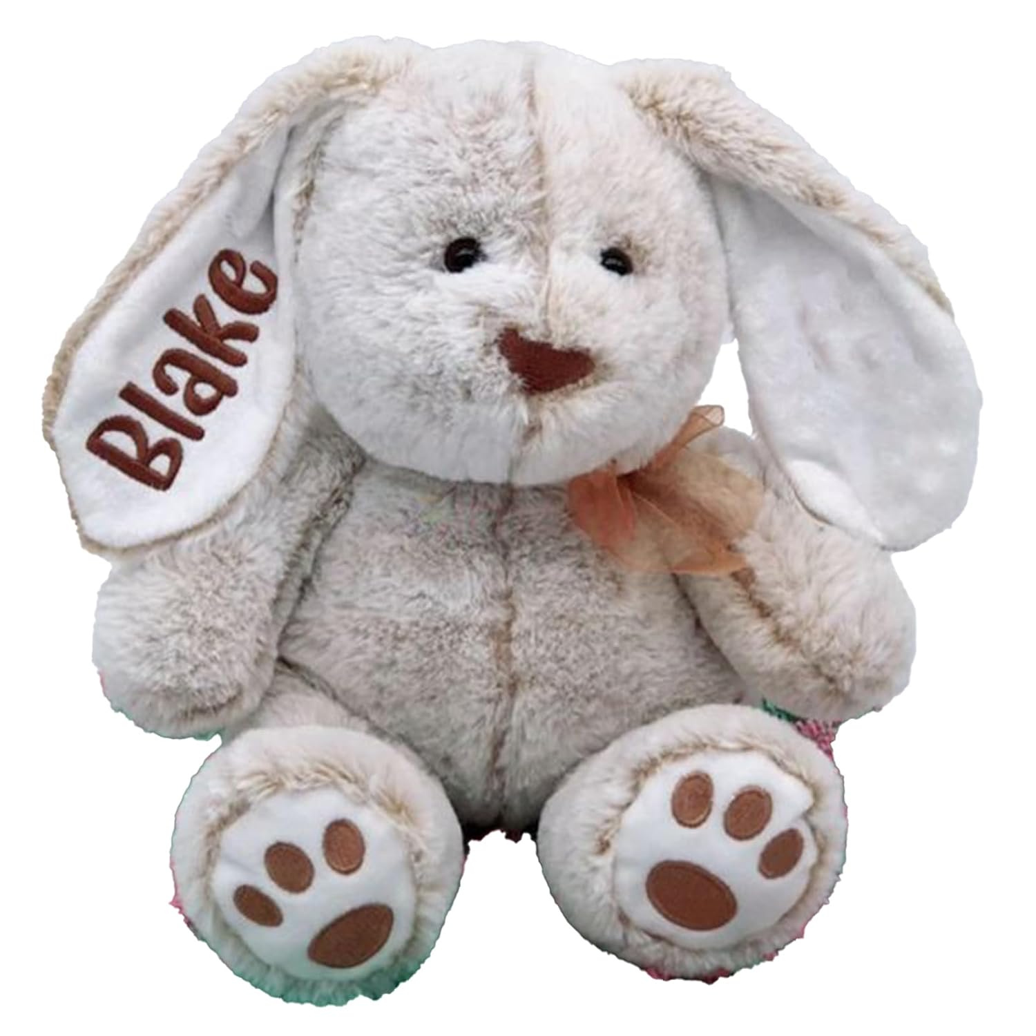 Personalized Plush Bunny Toy for Kids Soft Easter Gift