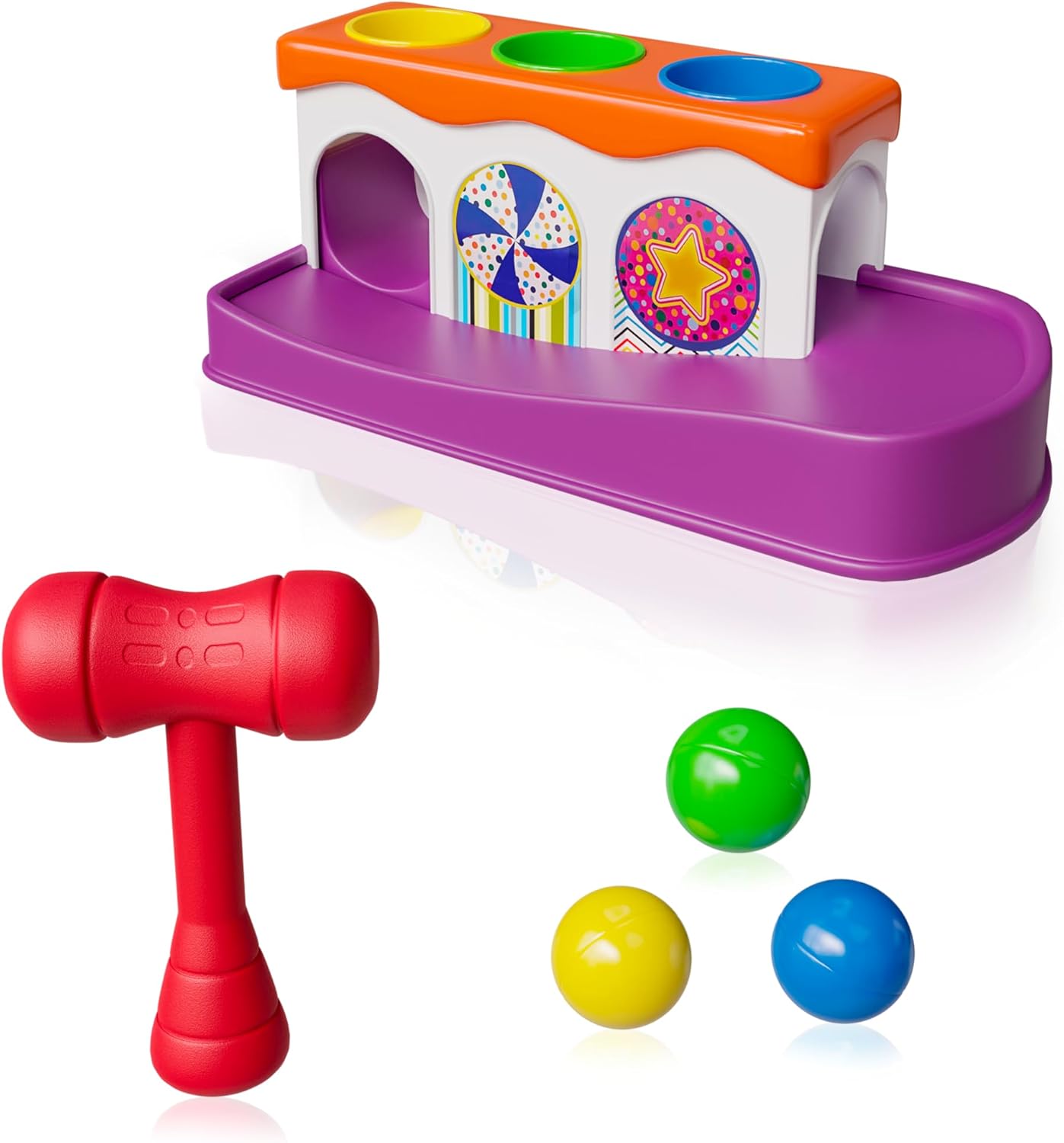 Lollipop Baby Hammer Toy Set for Toddlers 1