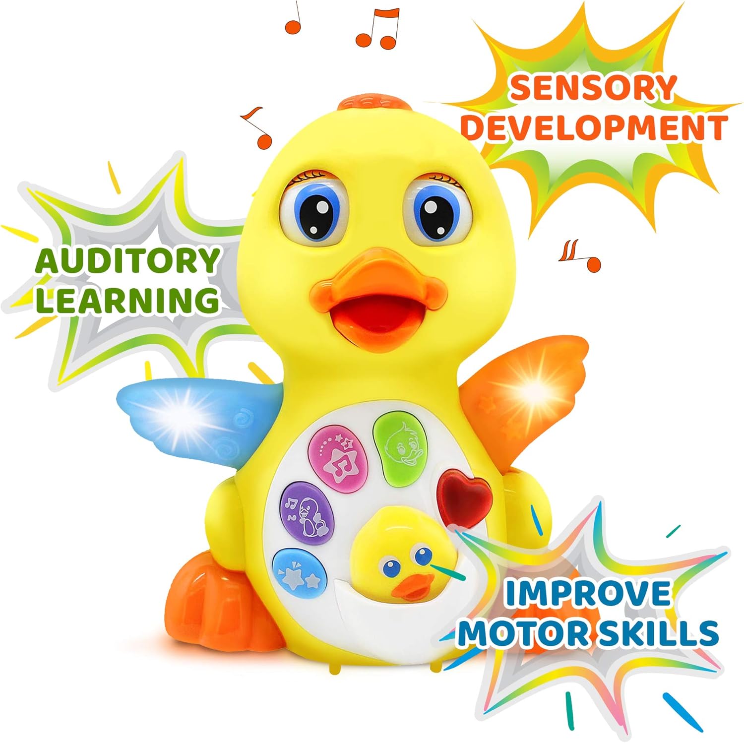 Stone and Clark Dancing Easter Duck with Lights and Music