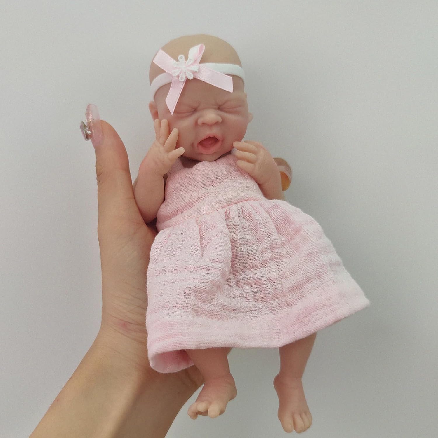 Mire Mire 7 Inch Reborn Baby Doll Crying Face 1