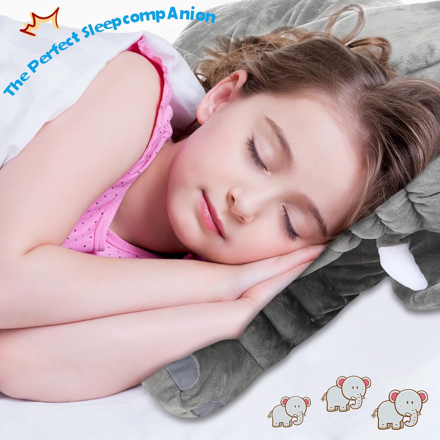 Yulejo Giant Gray Elephant Plush Toy 157 Inch