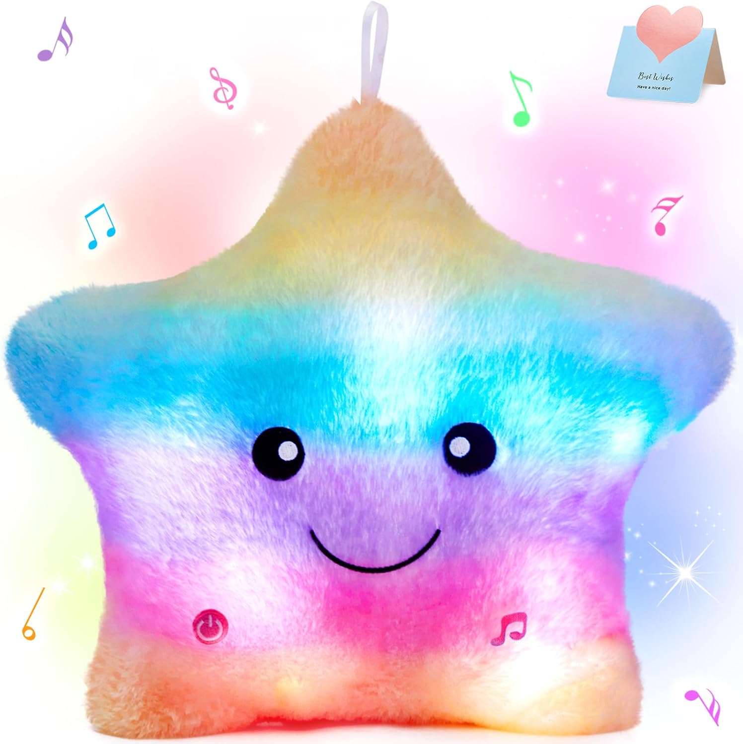 BSTAOFY 13 Musical LED Twinkle Star Stuffed Animal