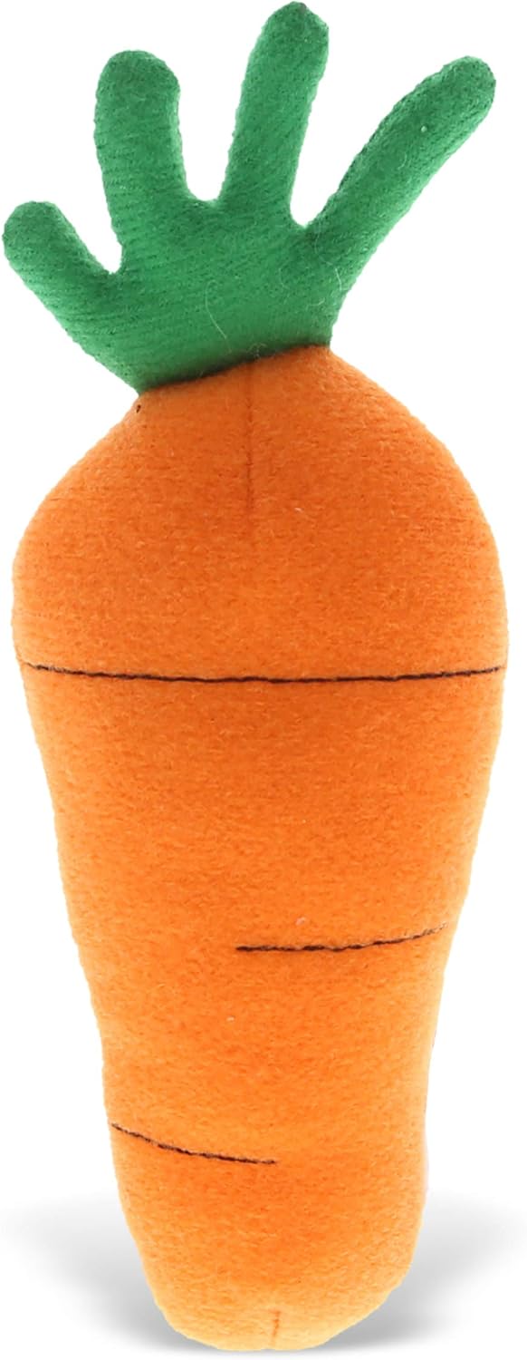 DolliBu Orange Carrot Plush Toy - 6 Inches