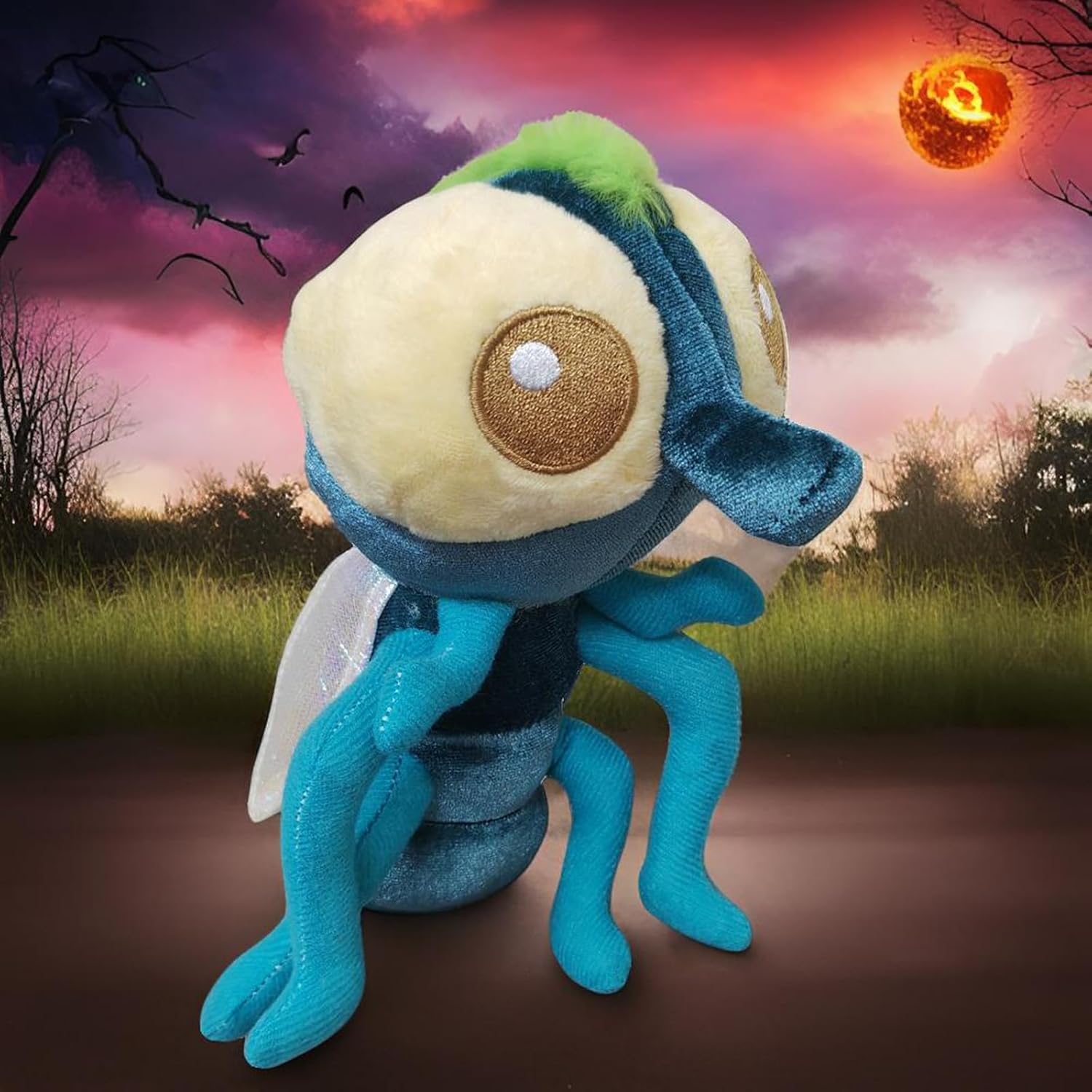 Cute Spider Plush Toy for Kids and Teens Blue 1