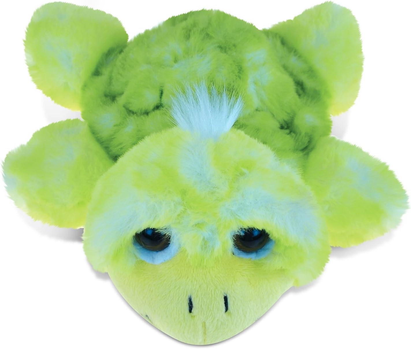 DolliBu Plush Sea Turtle - 11 Inch Huggable Green Turtle Toy