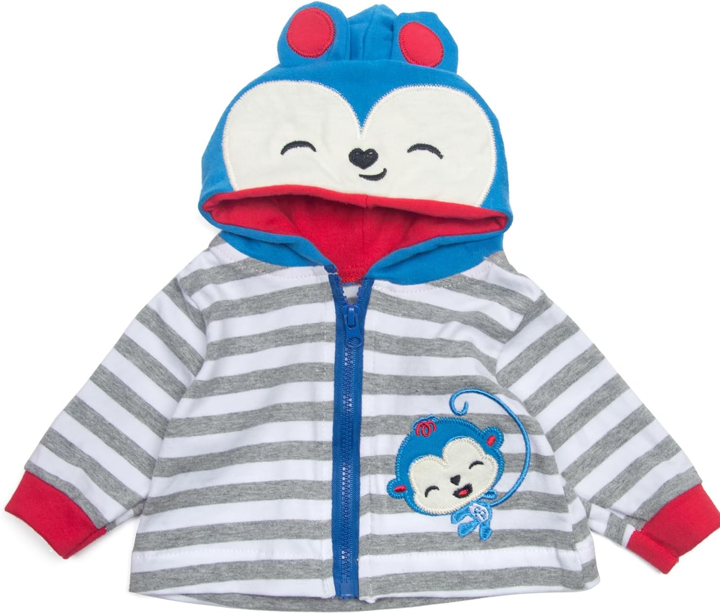 Babyfere Reborn Baby Doll Blue Monkey Outfit 1
