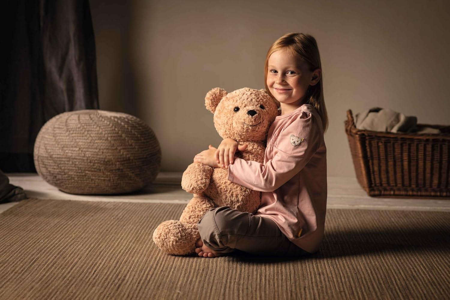 Steiff Jimmy Teddy Bear 55cm Cuddly Plush Toy