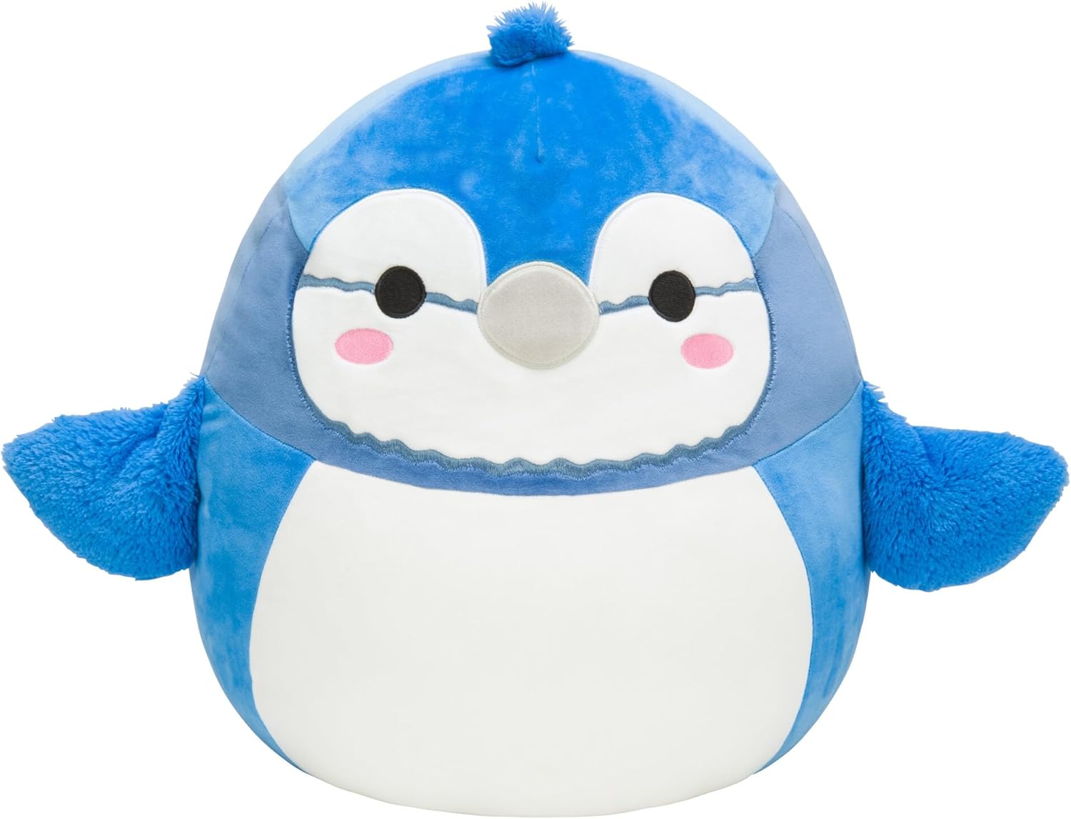 Squishmallows Original 14-Inch Babs Blue Jay with Fuzzy Wings