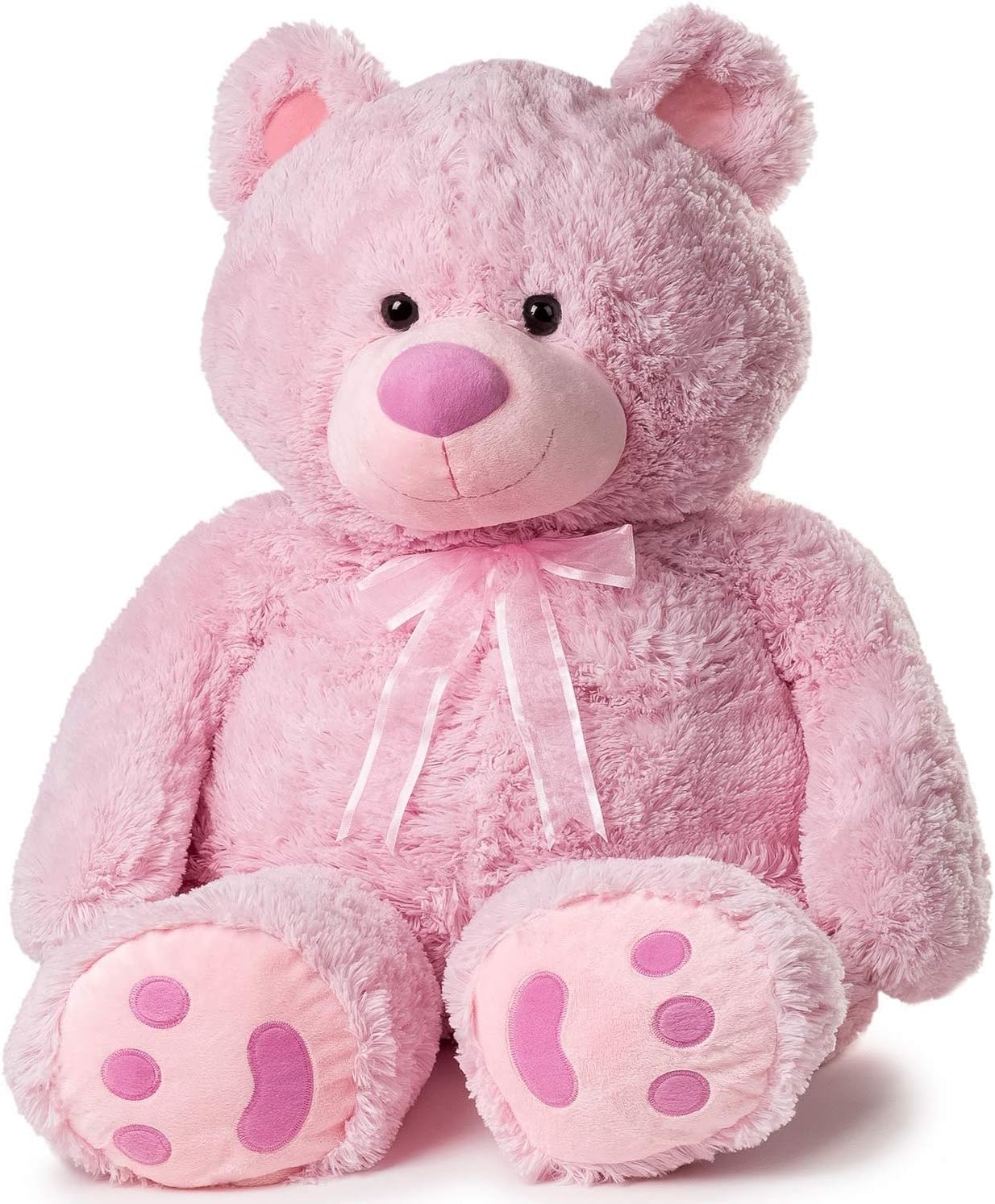 JOON 38 Inch Teddy Bear with Ribbon and Bow