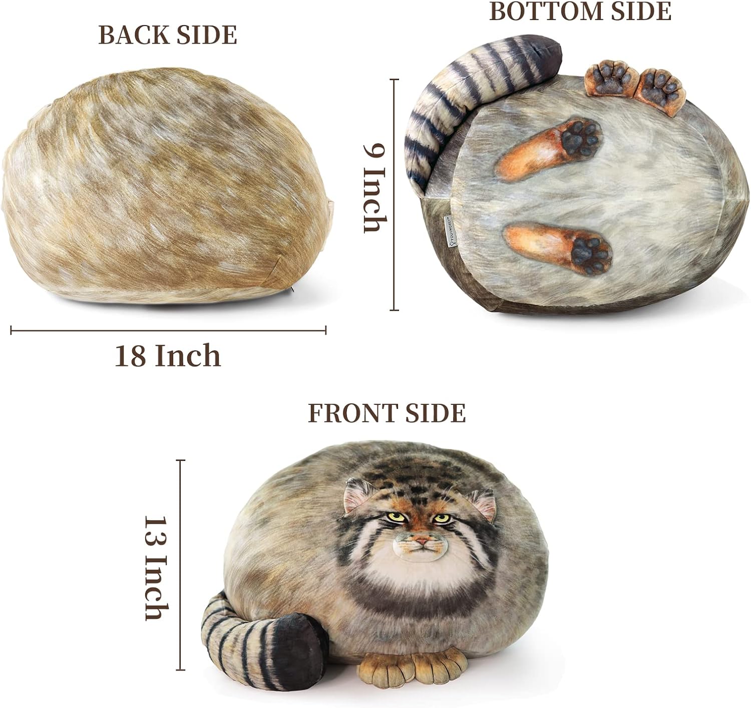 Sew Butiful Pallas Cat Plush Pillow 45cm