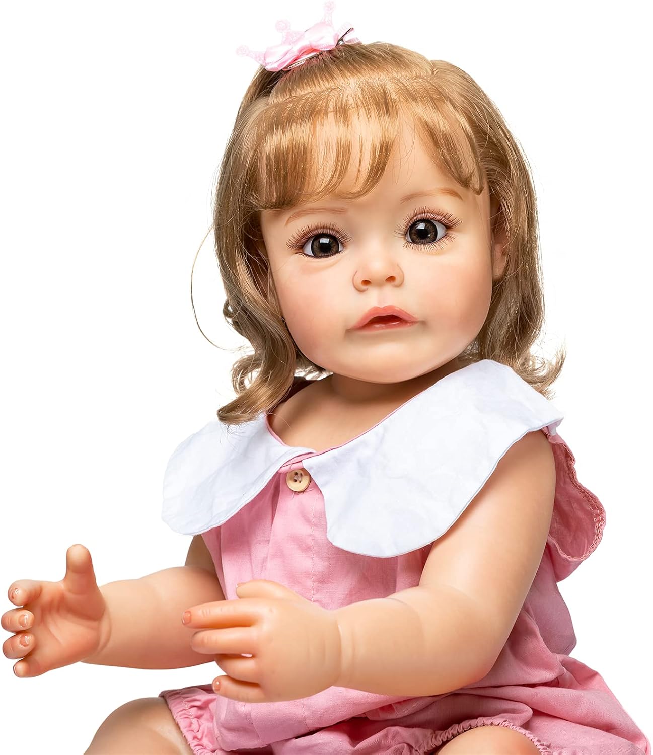 Angelbaby 55cm Handmade Silicone Baby Doll with Accessories