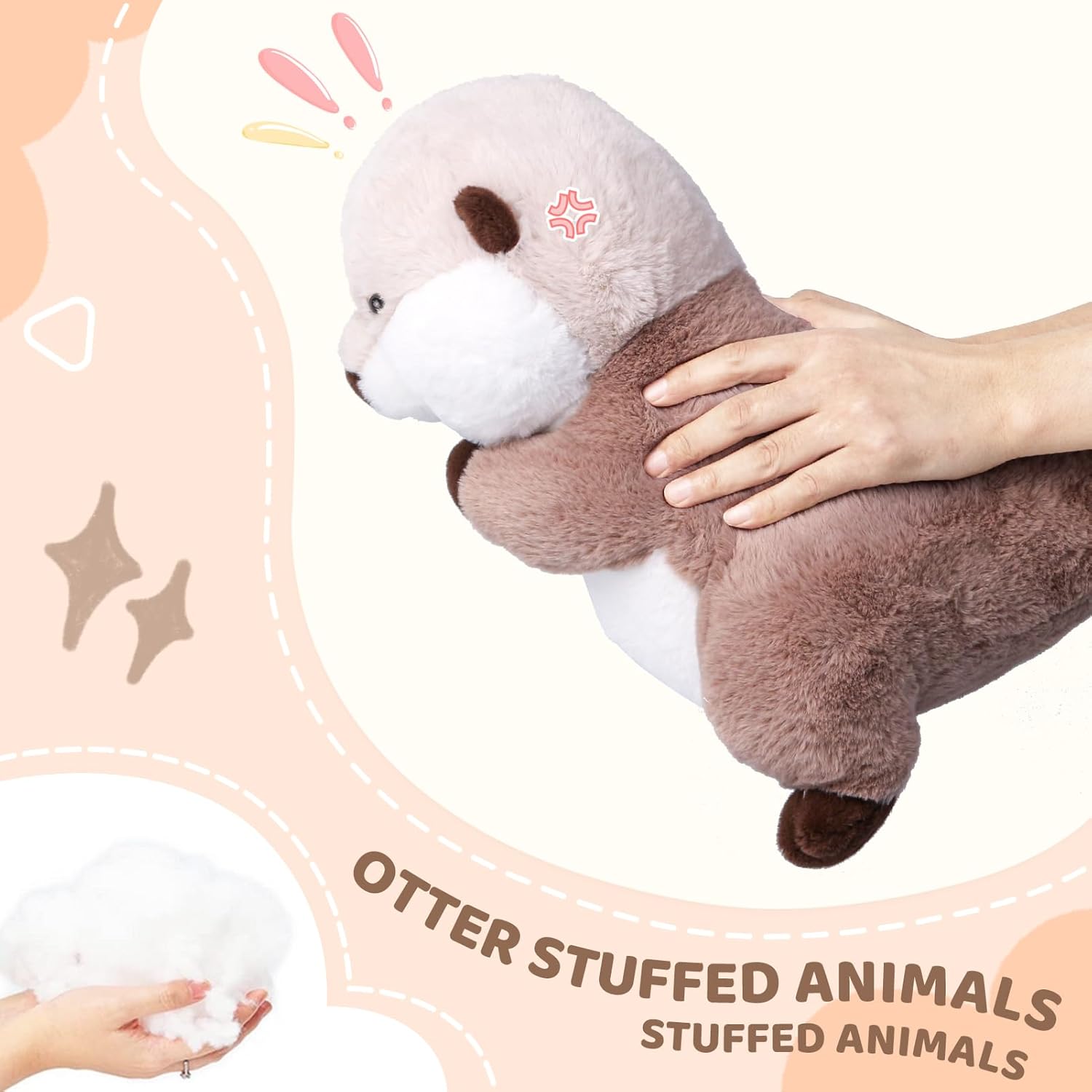 Riuhot Otter Plush Toy 157 Soft Stuffed Animal
