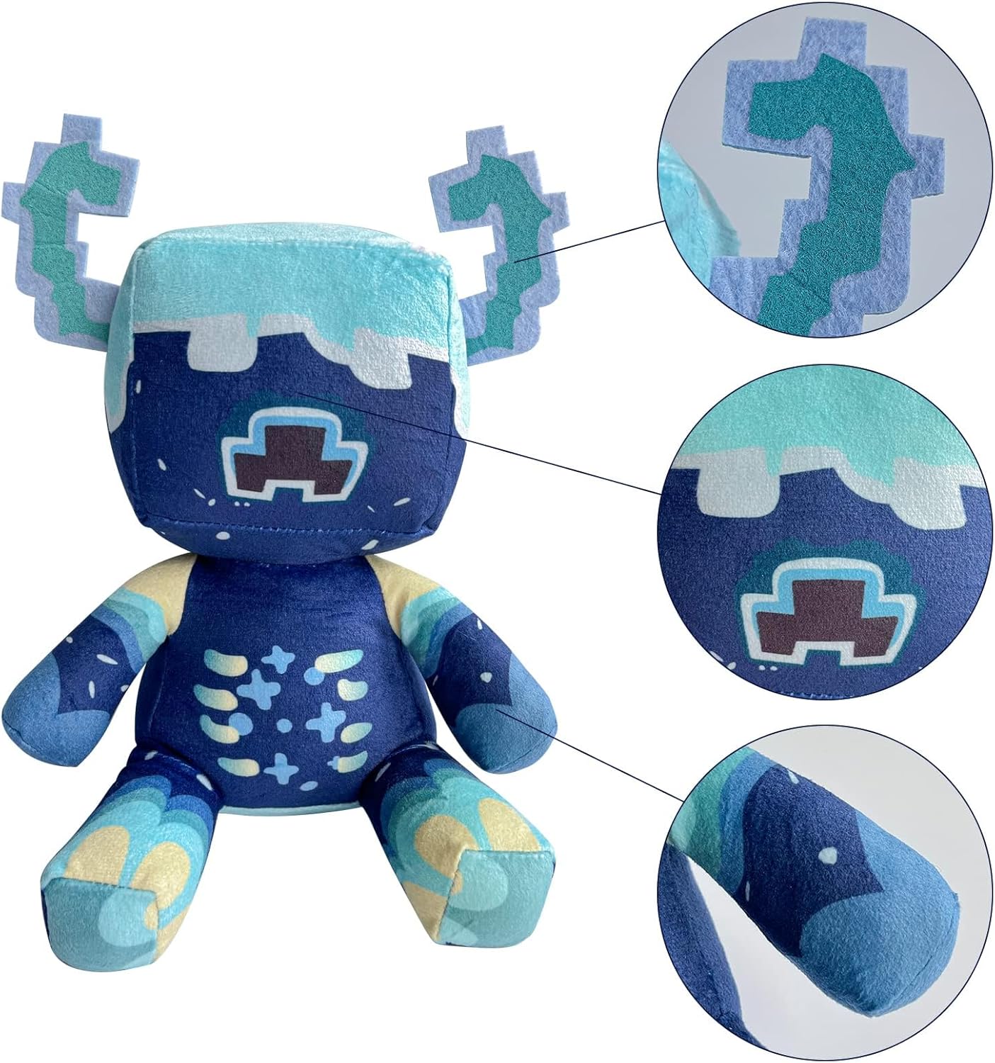 XSLWAN Warden Plush Throw Pillow Game Fan Decor