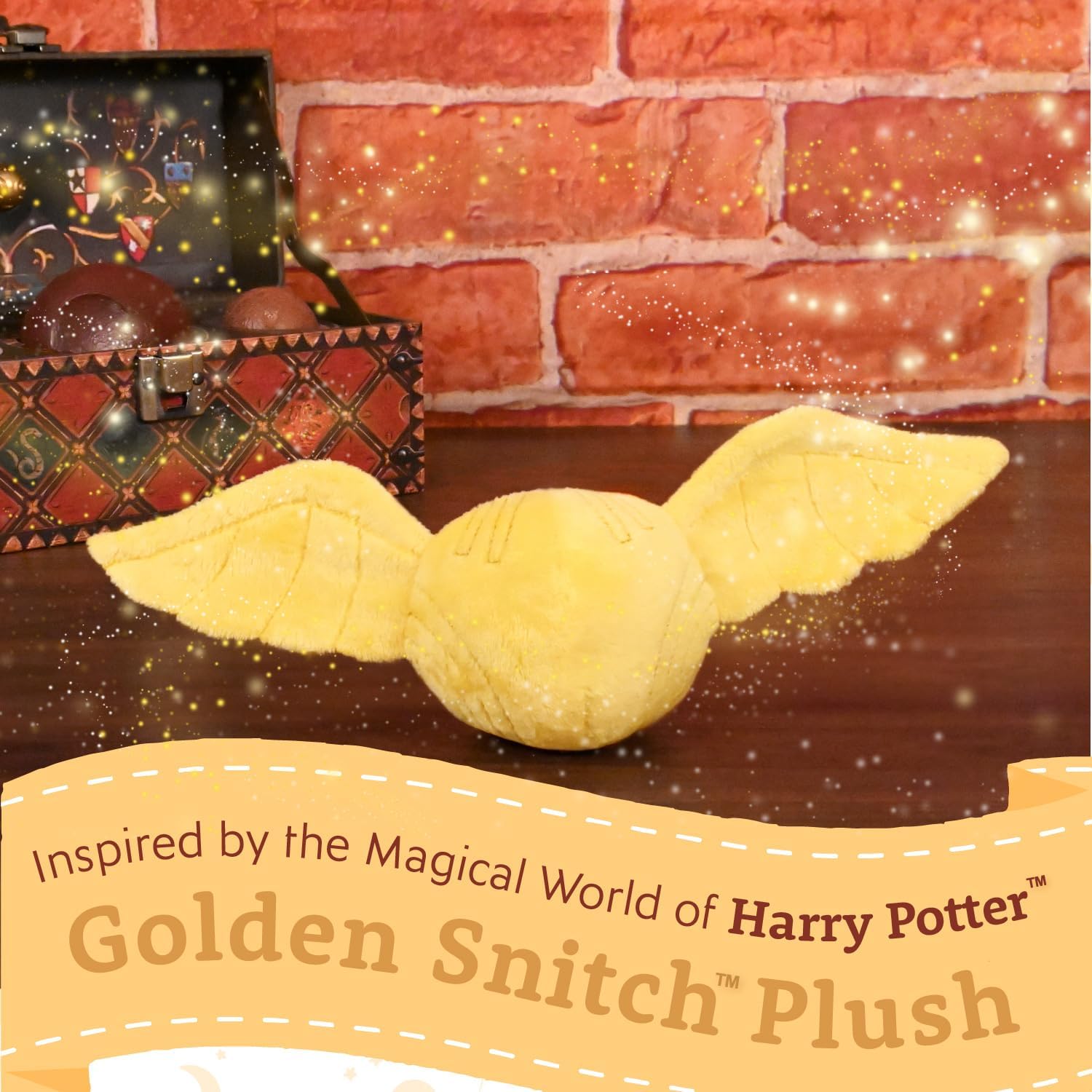 KIDS PREFERRED Harry Potter Golden Snitch Plush Toy