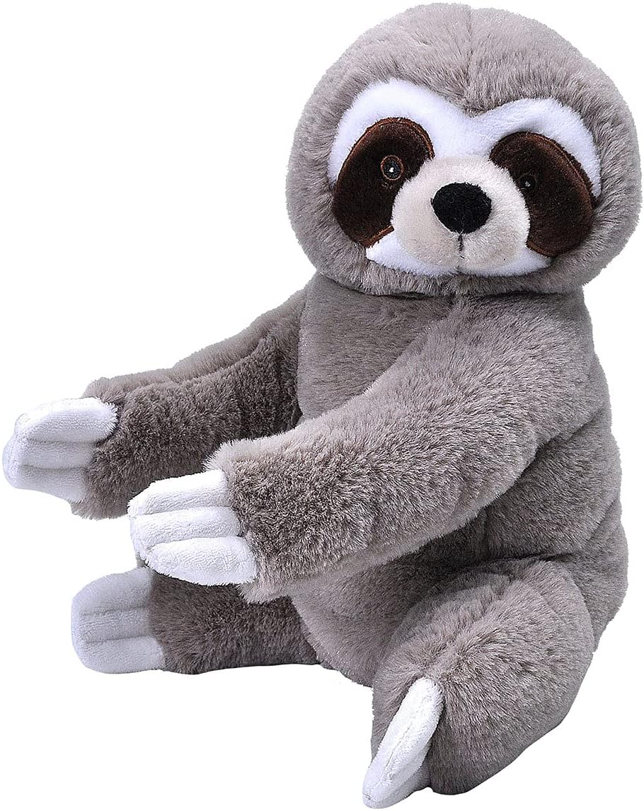 Wild Republic EcoKins Sloth Plush 12 Inch Stuffed Animal
