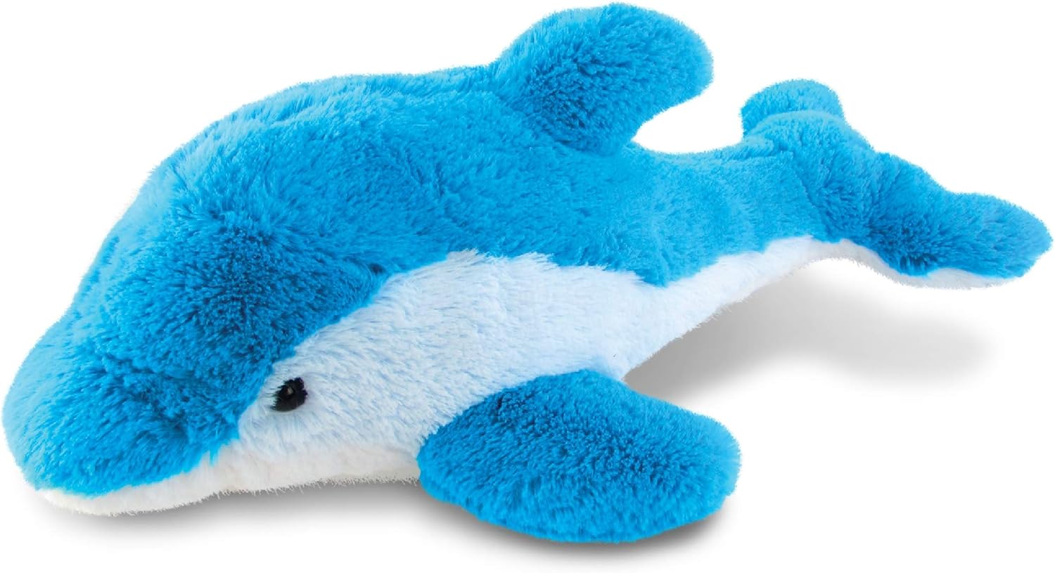 Puzzled DolliBu Plush Dolphin - 18 Inch Huggable Marine Blue Stuffed Animal