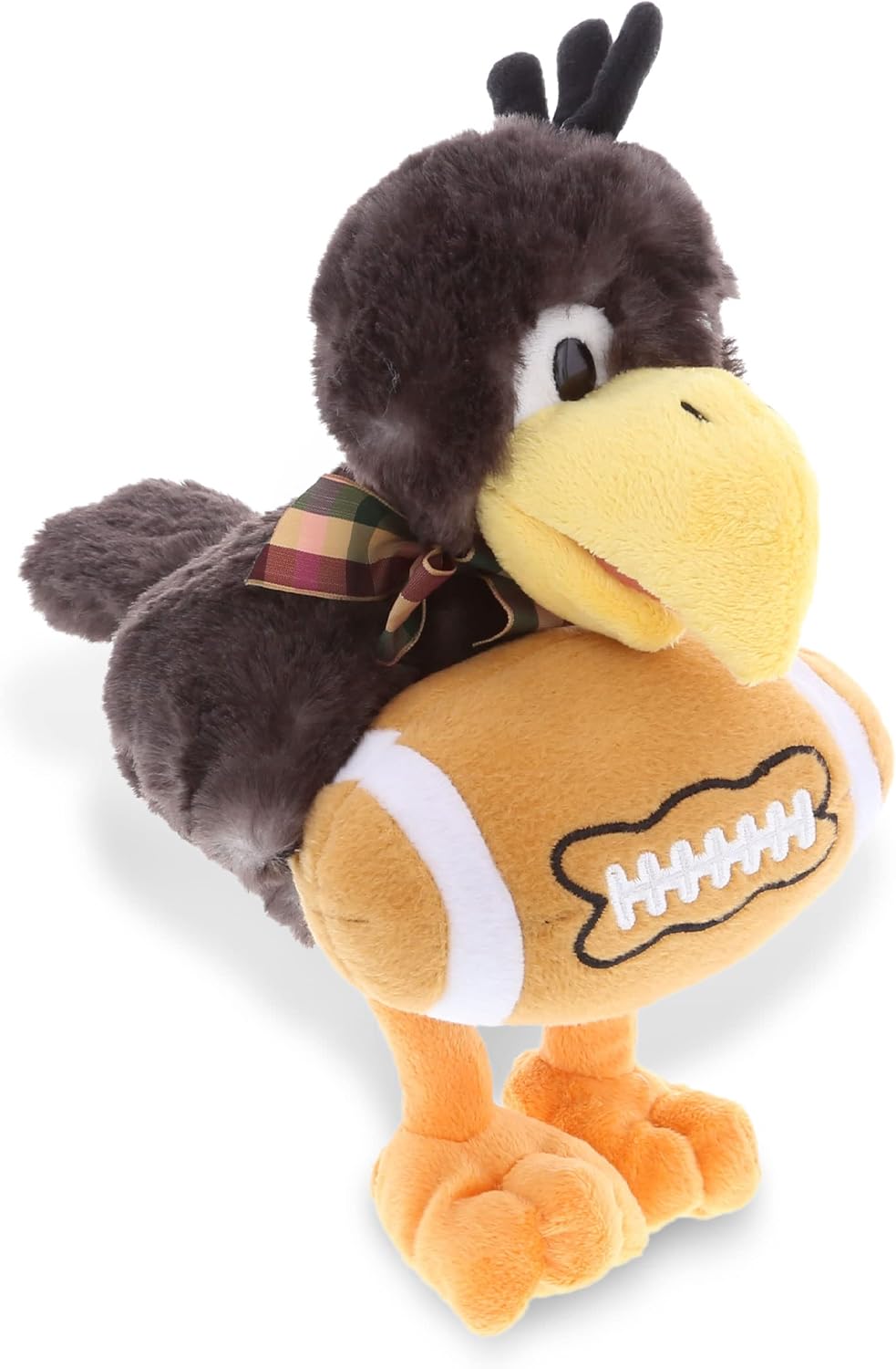 DolliBu Sitting Crow Plush with Football - 95 Inches