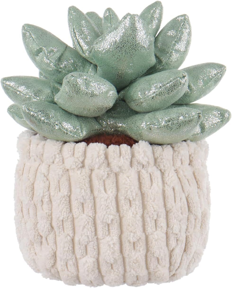 Apricot Lamb Potted Shiny Succulents Plush Toy for Kids 1