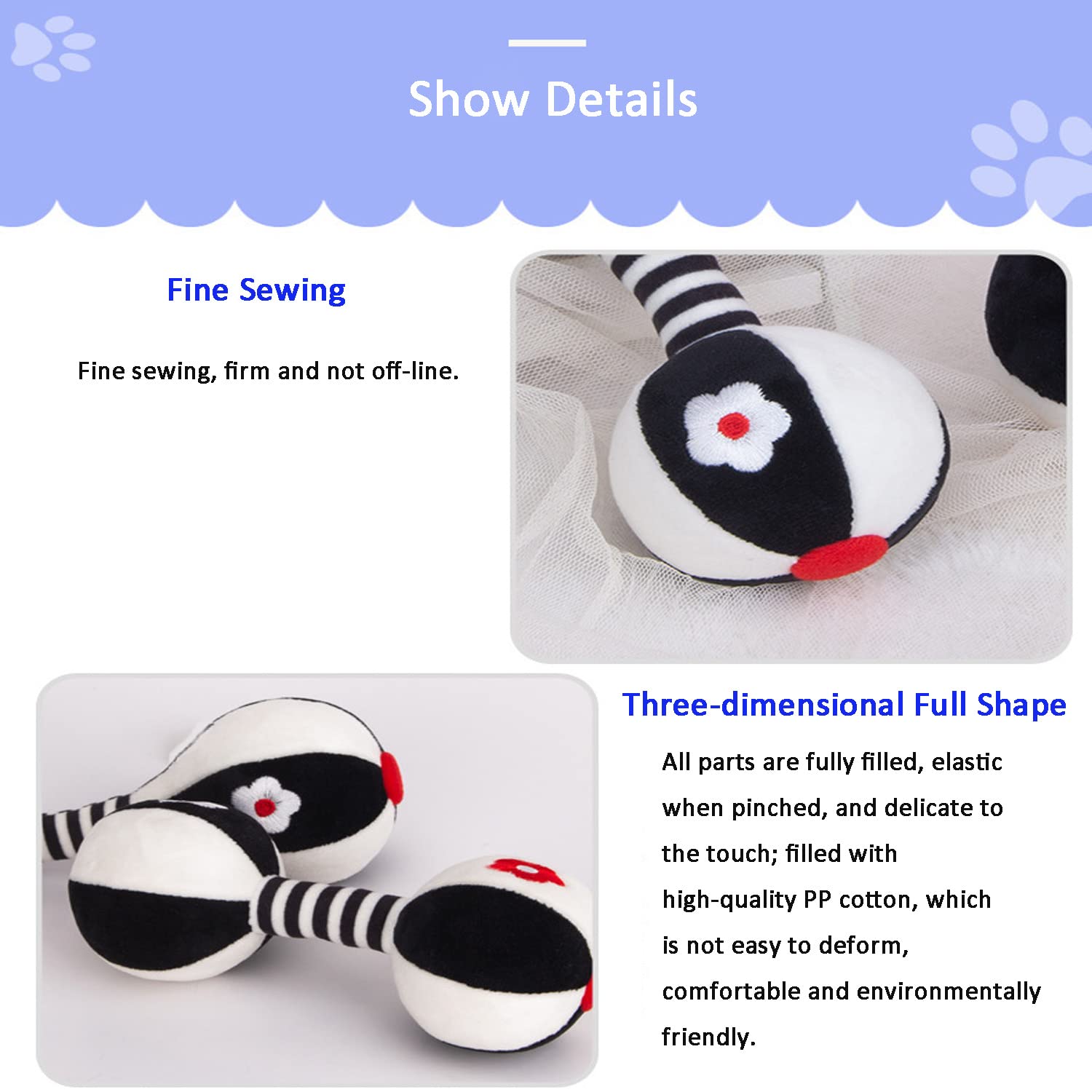 SHXERO 2 Pcs Soft Baby Rattles for 0-6 Months