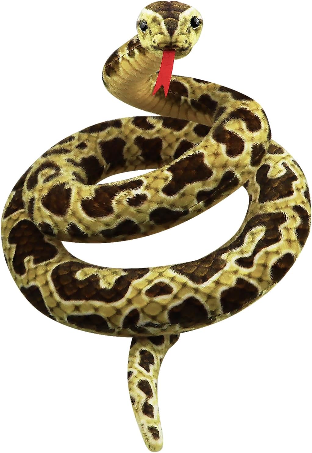 80 Inch Realistic Snake Plush Toy for Kids Halloween Costume