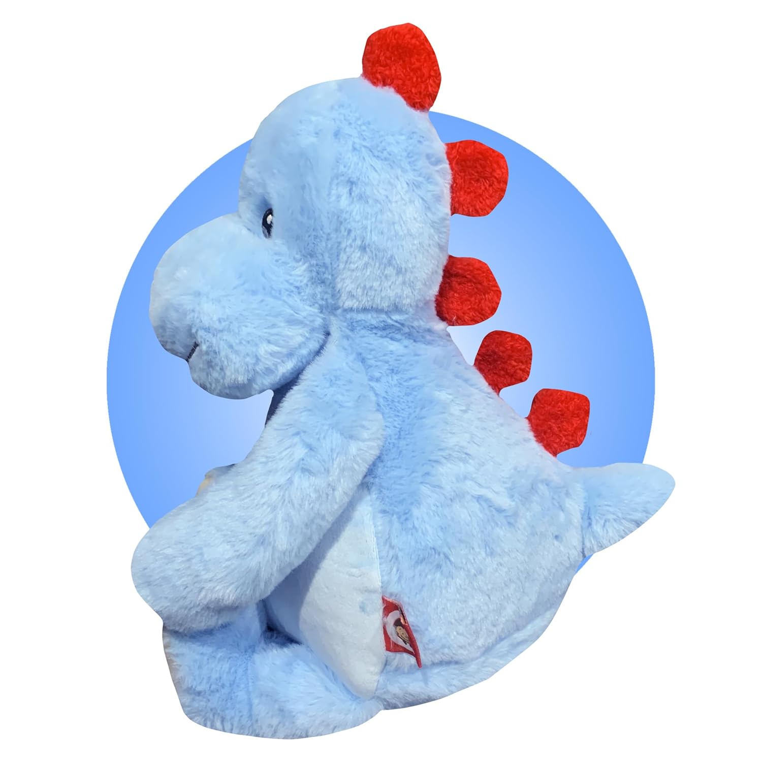 Baby Birth Stats Plush Green Dinosaur